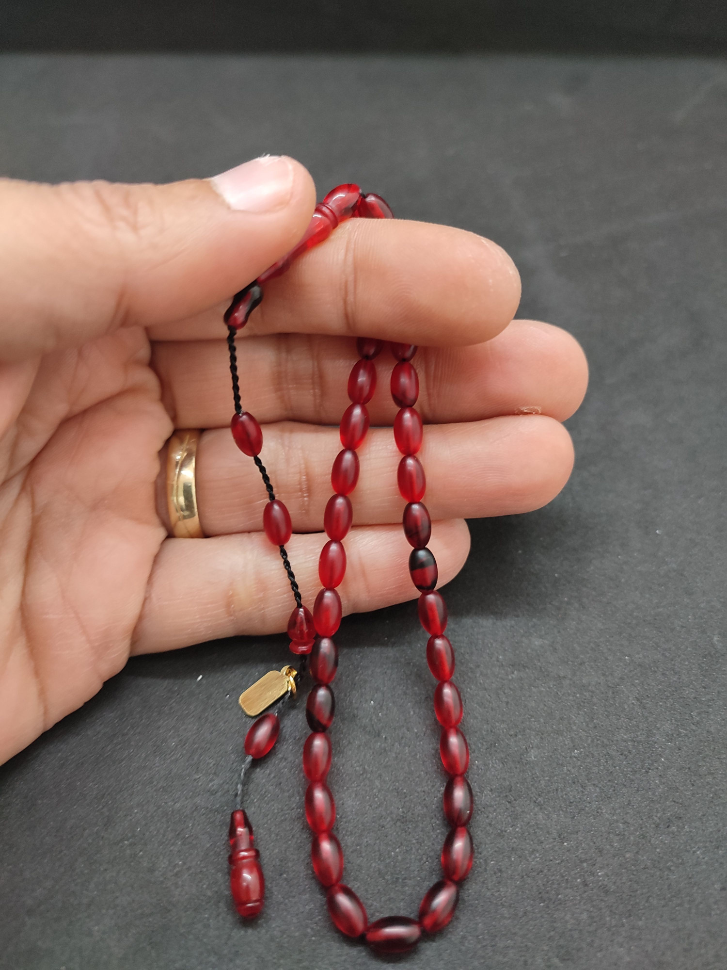 Uğur Şener Usta Eseri Bilek Boy (Küçük Boy) Ateş-i Kehribar Sertifikalı 9595 küçük resim 5