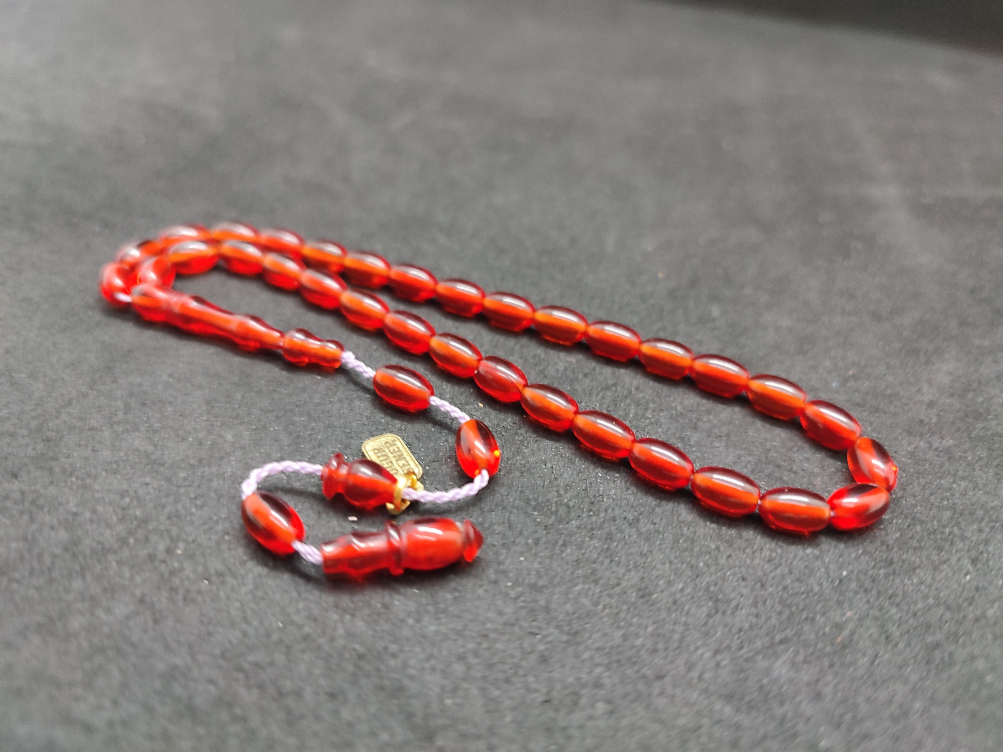 Uğur Şener Usta Eseri Bilek Boy (Küçük Boy) Ateş-i Kehribar Sertifikalı 9597 küçük resim 3