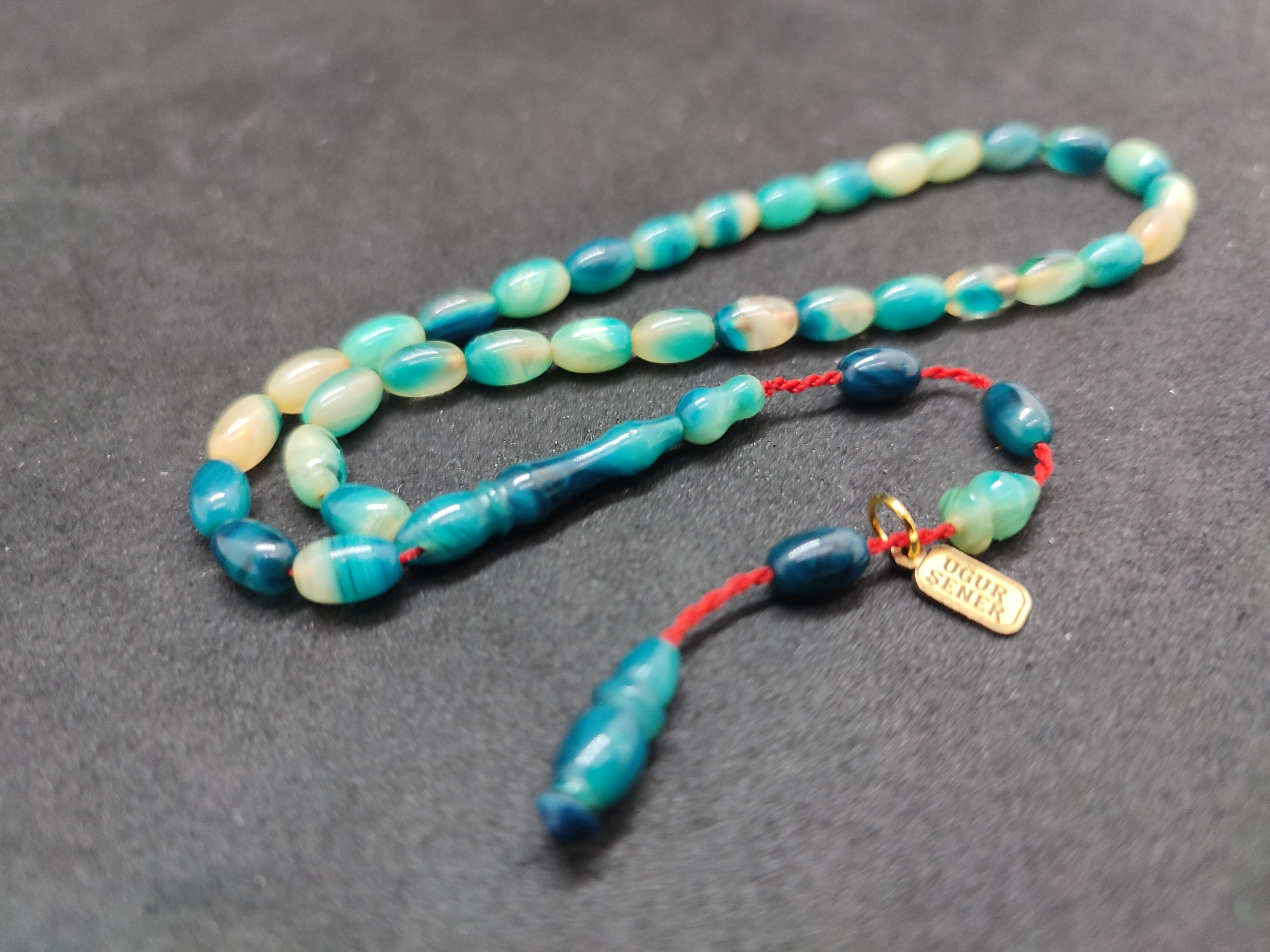 Uğur Şener Usta Eseri Bilek Boy (Küçük Boy) Sıkma Kehribar Sertifikalı 9600