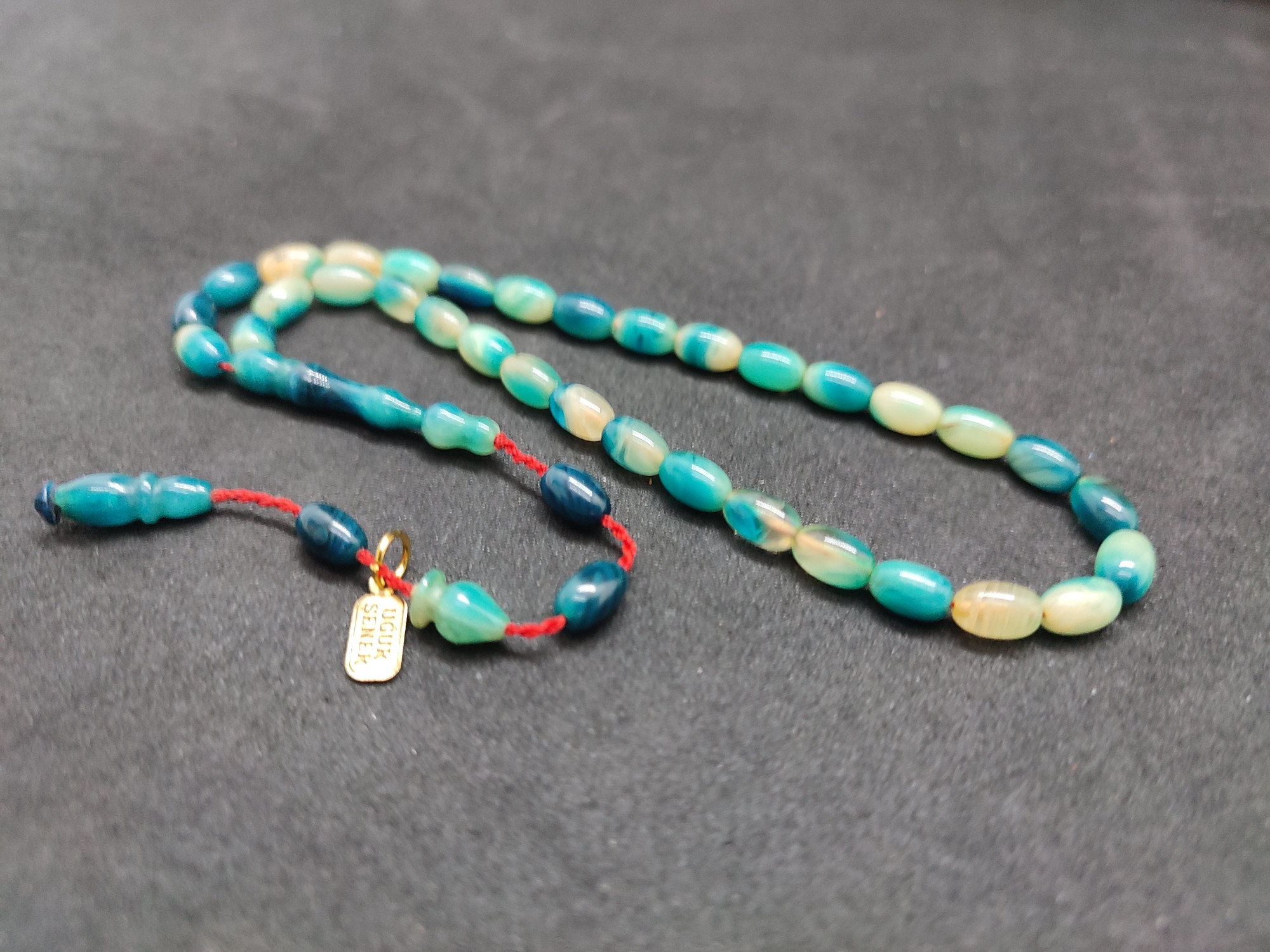 Uğur Şener Usta Eseri Bilek Boy (Küçük Boy) Sıkma Kehribar Sertifikalı 9600 küçük resim 3