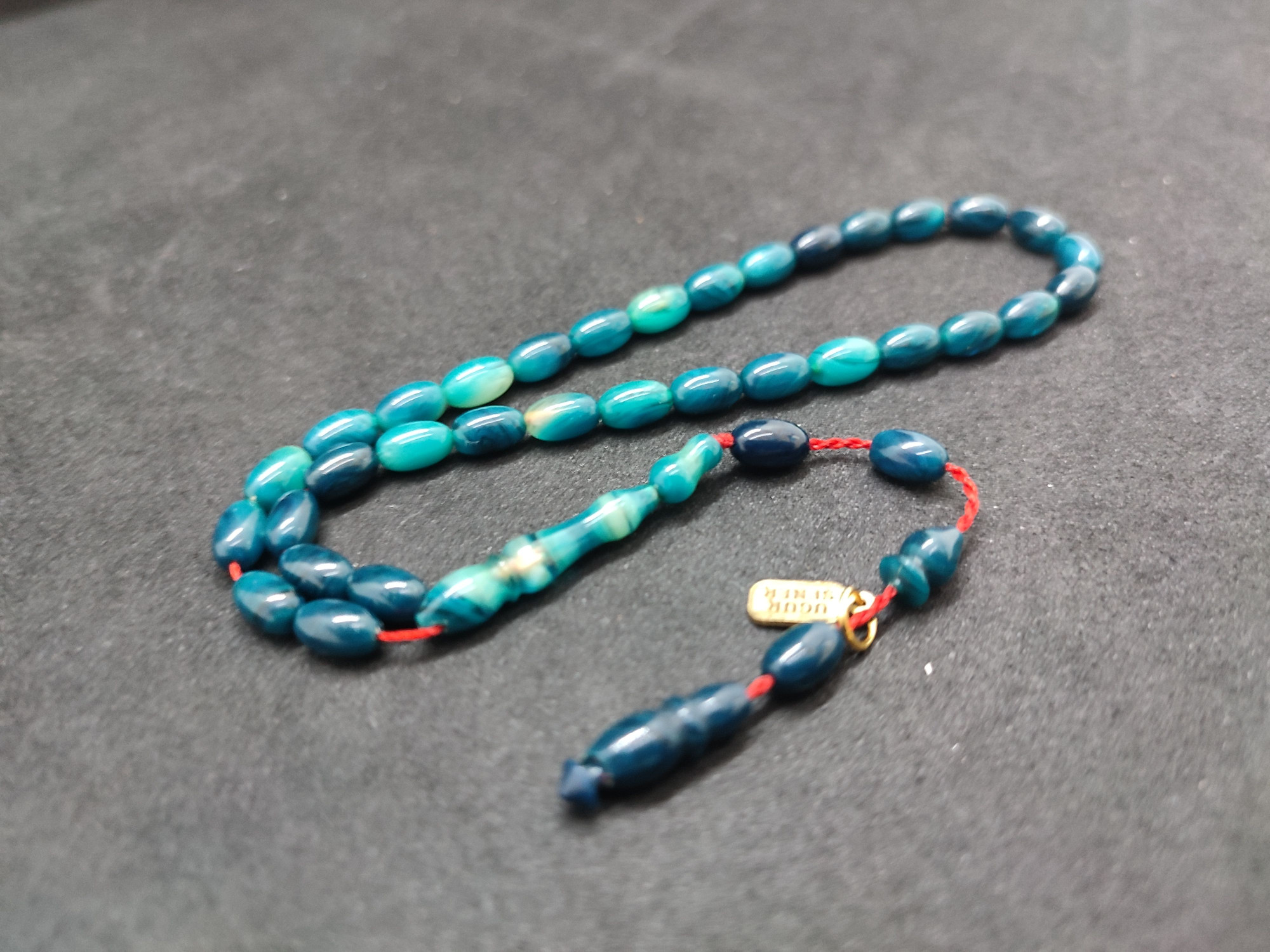 Uğur Şener Usta Eseri Bilek Boy (Küçük Boy) Sıkma Kehribar Sertifikalı 9601 küçük resim 2