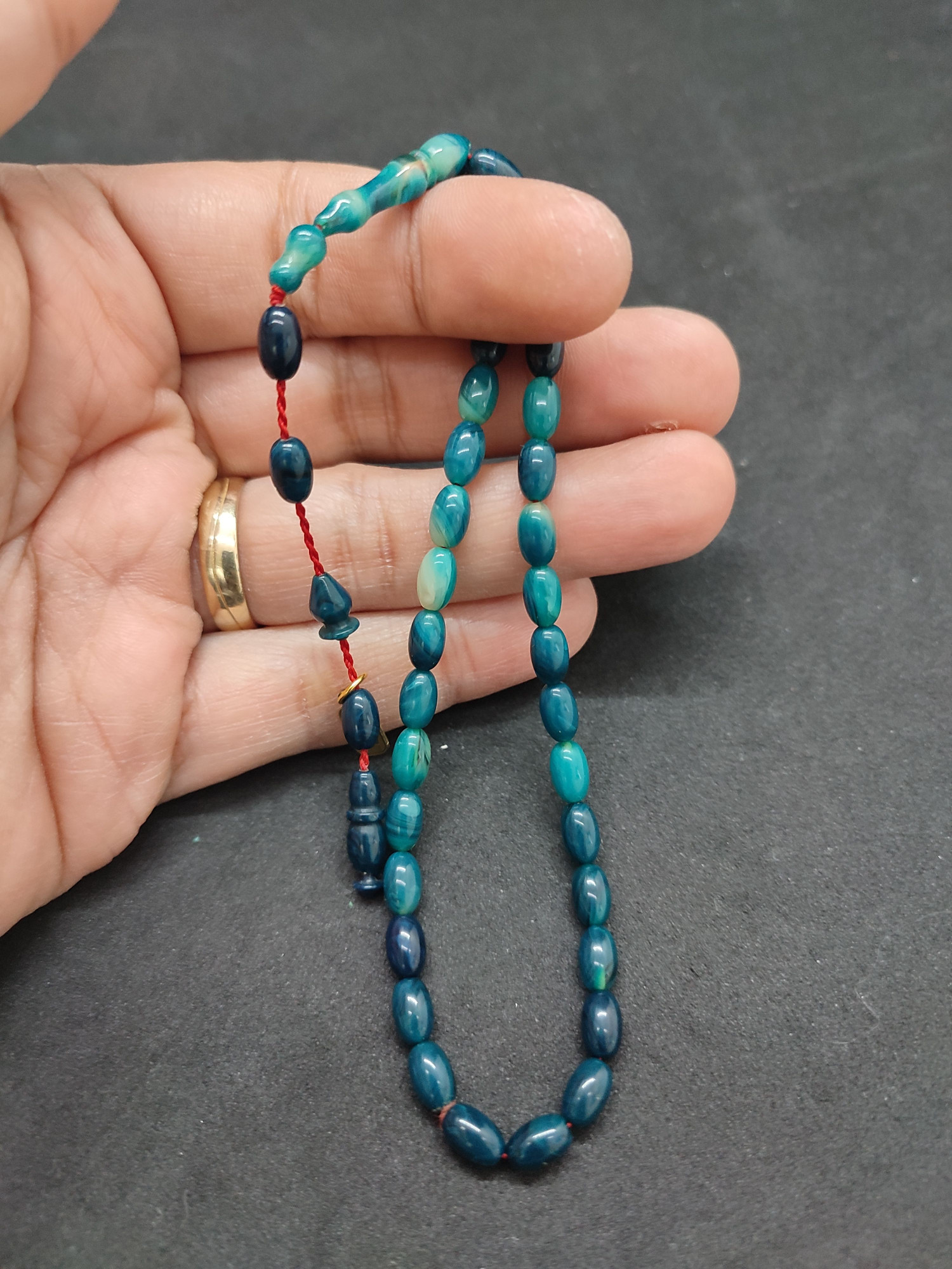 Uğur Şener Usta Eseri Bilek Boy (Küçük Boy) Sıkma Kehribar Sertifikalı 9601 küçük resim 4