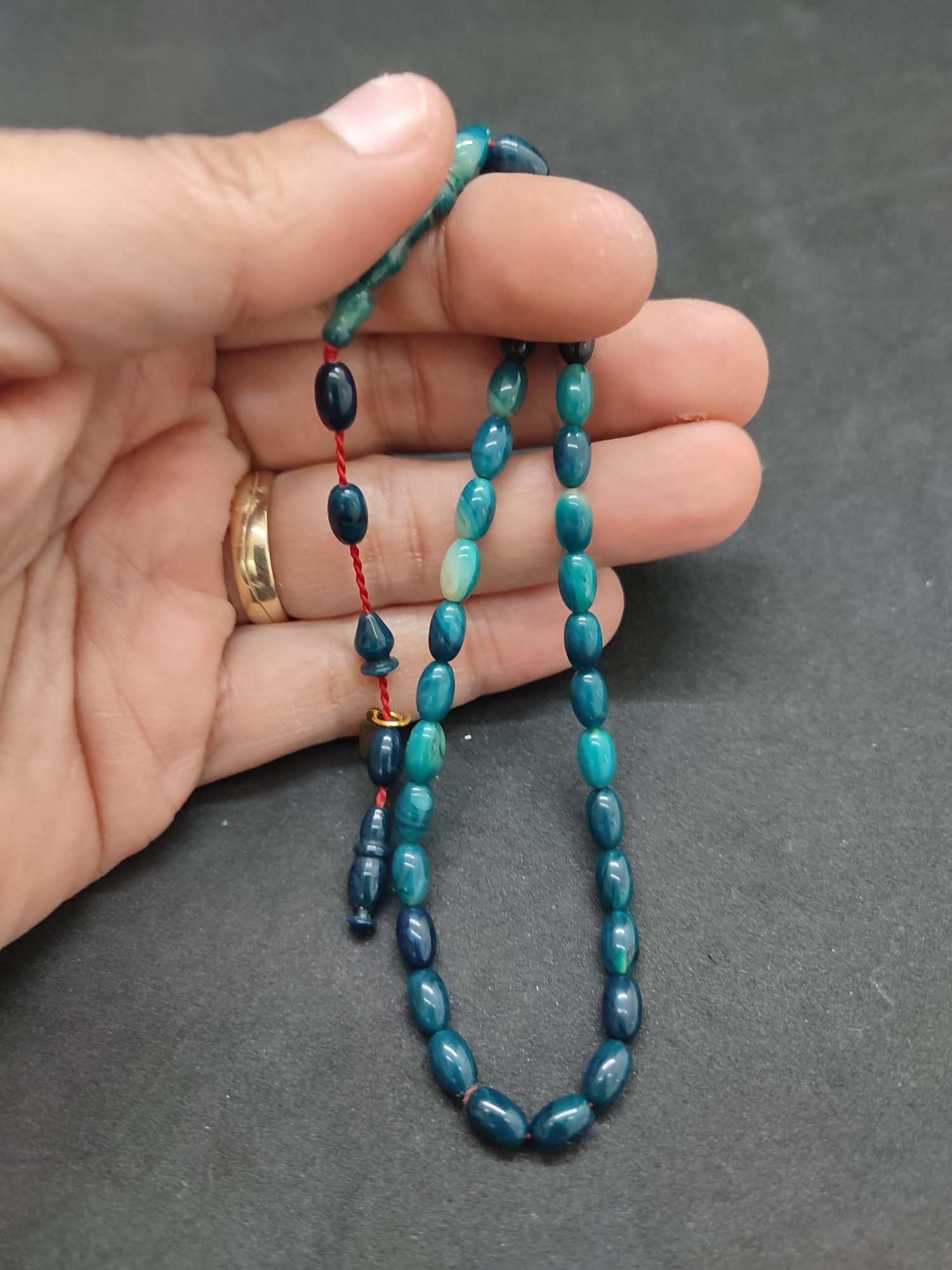 Uğur Şener Usta Eseri Bilek Boy (Küçük Boy) Sıkma Kehribar Sertifikalı 9601 küçük resim 5