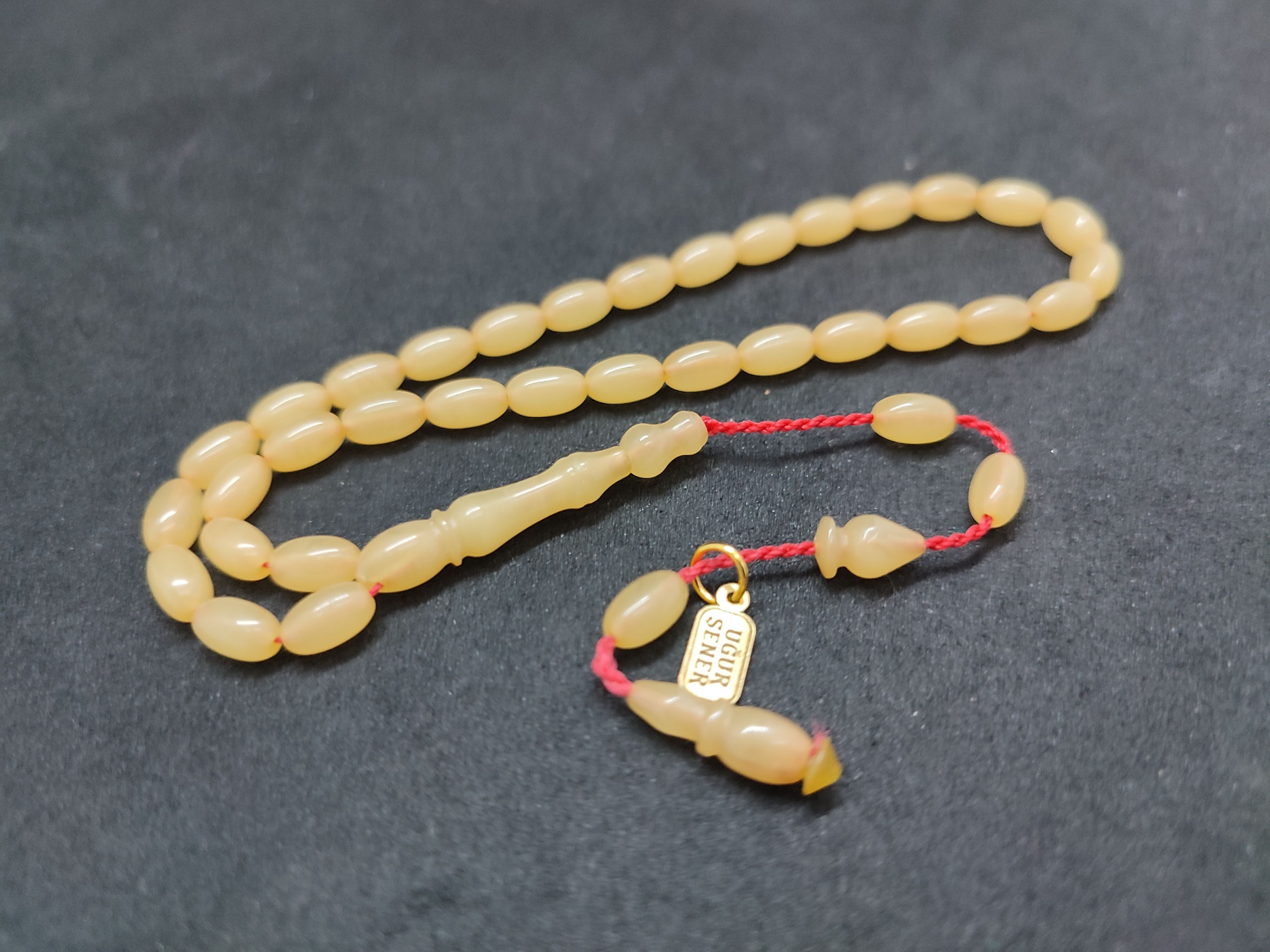 Uğur Şener Usta Eseri Bilek Boy (Küçük Boy) Sıkma Kehribar Sertifikalı 9602