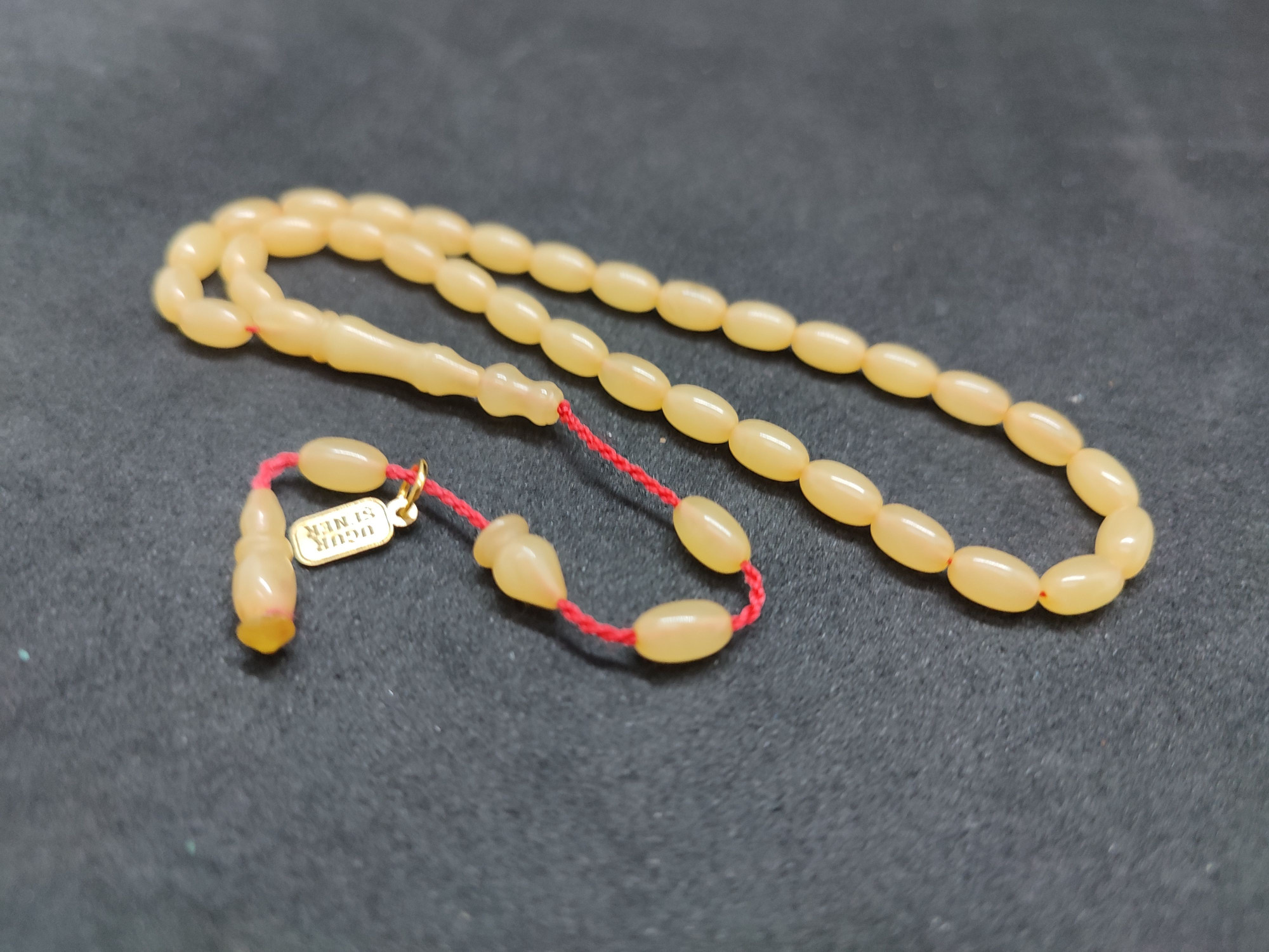 Uğur Şener Usta Eseri Bilek Boy (Küçük Boy) Sıkma Kehribar Sertifikalı 9602 küçük resim 3