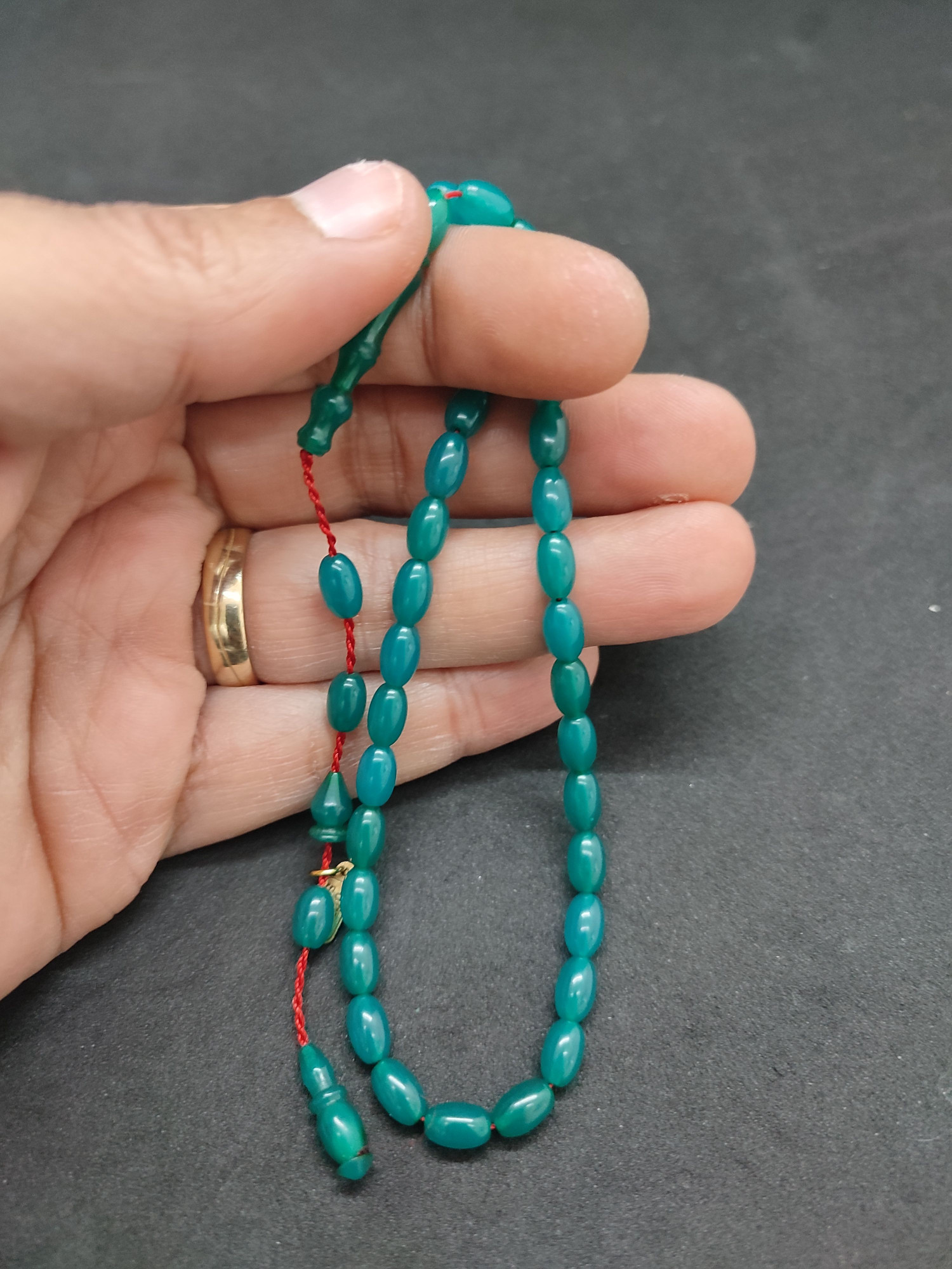 Uğur Şener Usta Eseri Bilek Boy (Küçük Boy) Sıkma Kehribar Sertifikalı 9603 küçük resim 5