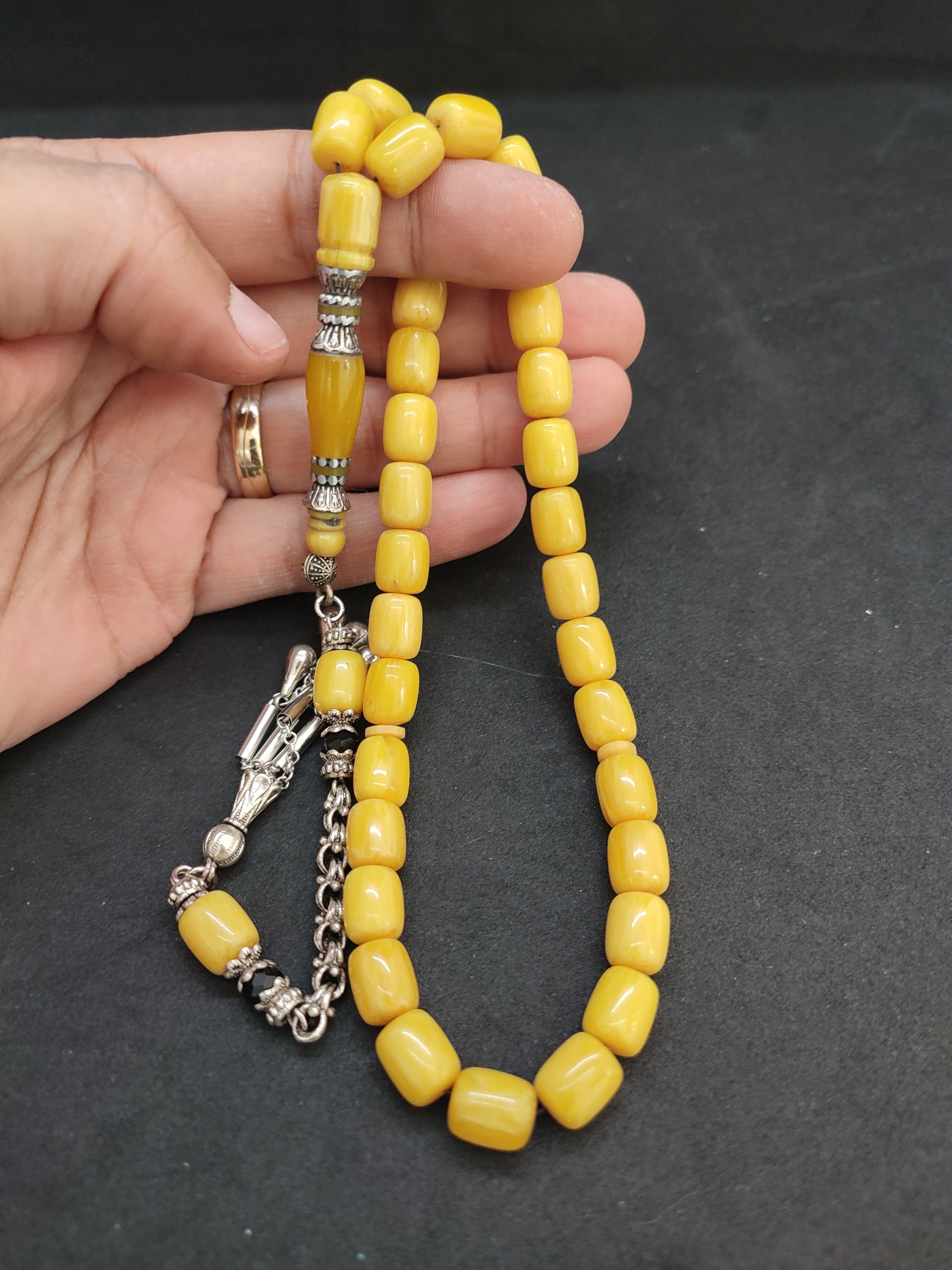 475 Ayar Gümüş Püskül 475 Ayar Gümüş Nakkaş Finlandiya Lapland Katalin Sertifikalı 9610 küçük resim 5