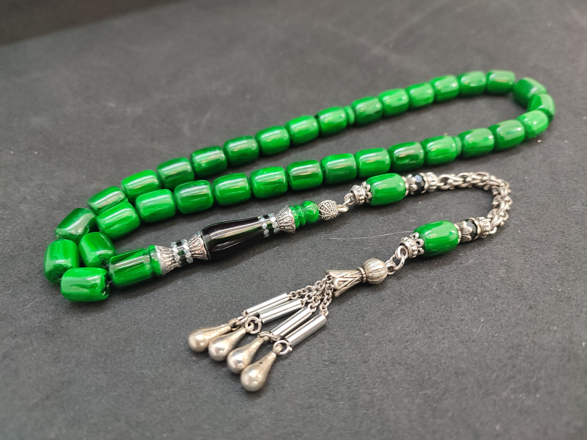 475 Ayar Gümüş Püskül 475 Ayar Gümüş Nakkaş Finlandiya Lapland Katalin Sertifikalı 9611 küçük resim 2