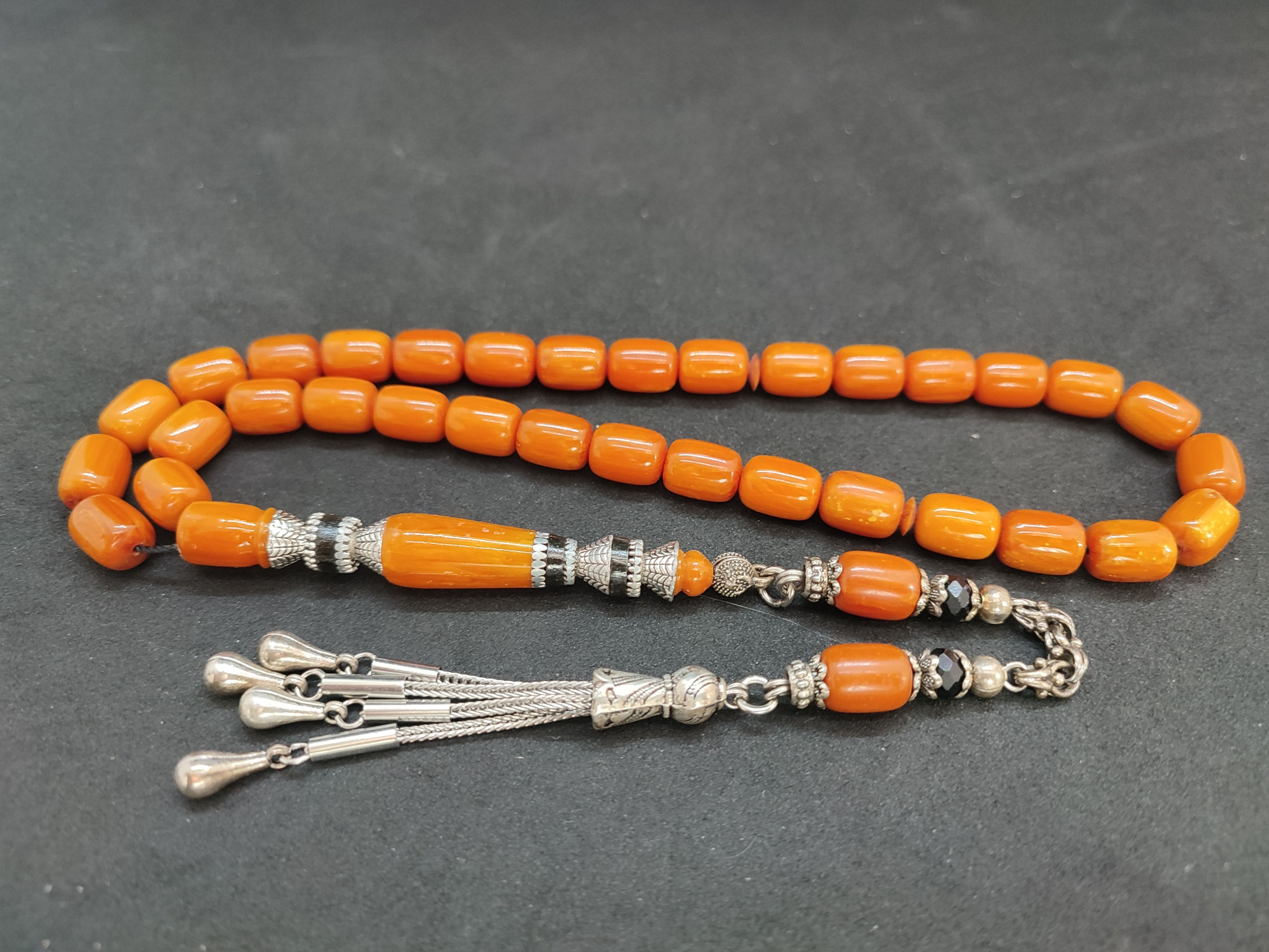 475 Ayar Gümüş Püskül 475 Ayar Gümüş Nakkaş Finlandiya Lapland Katalin Sertifikalı 9612 küçük resim 2