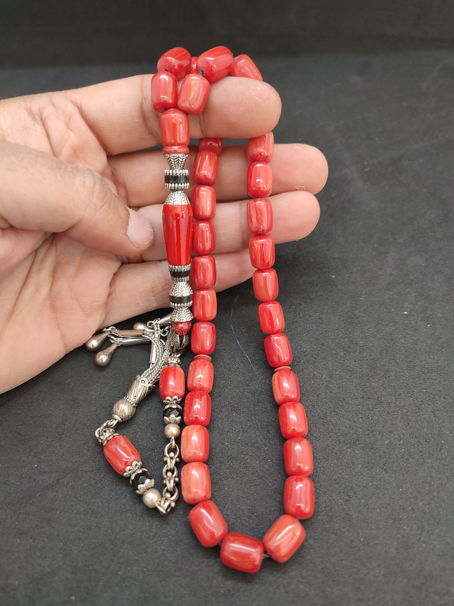 475 Ayar Gümüş Püskül 475 Ayar Gümüş Nakkaş Finlandiya Lapland Katalin Sertifikalı 9613 küçük resim 5