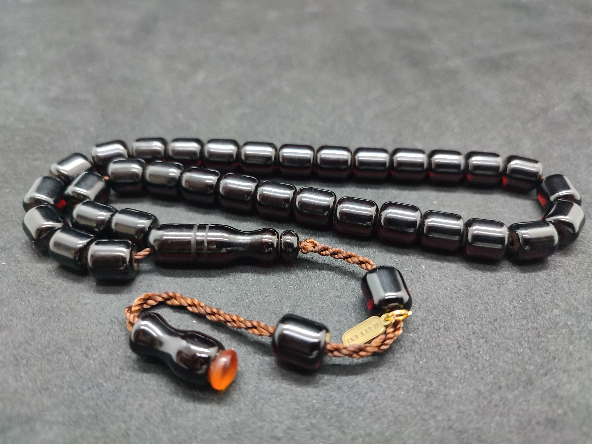 Hayyani Usta Eseri Çift Zımpara Çift Cilalı  Rengin Zirvesi Bir Sıkma Kehribar Sertifikalı 9631 küçük resim 2