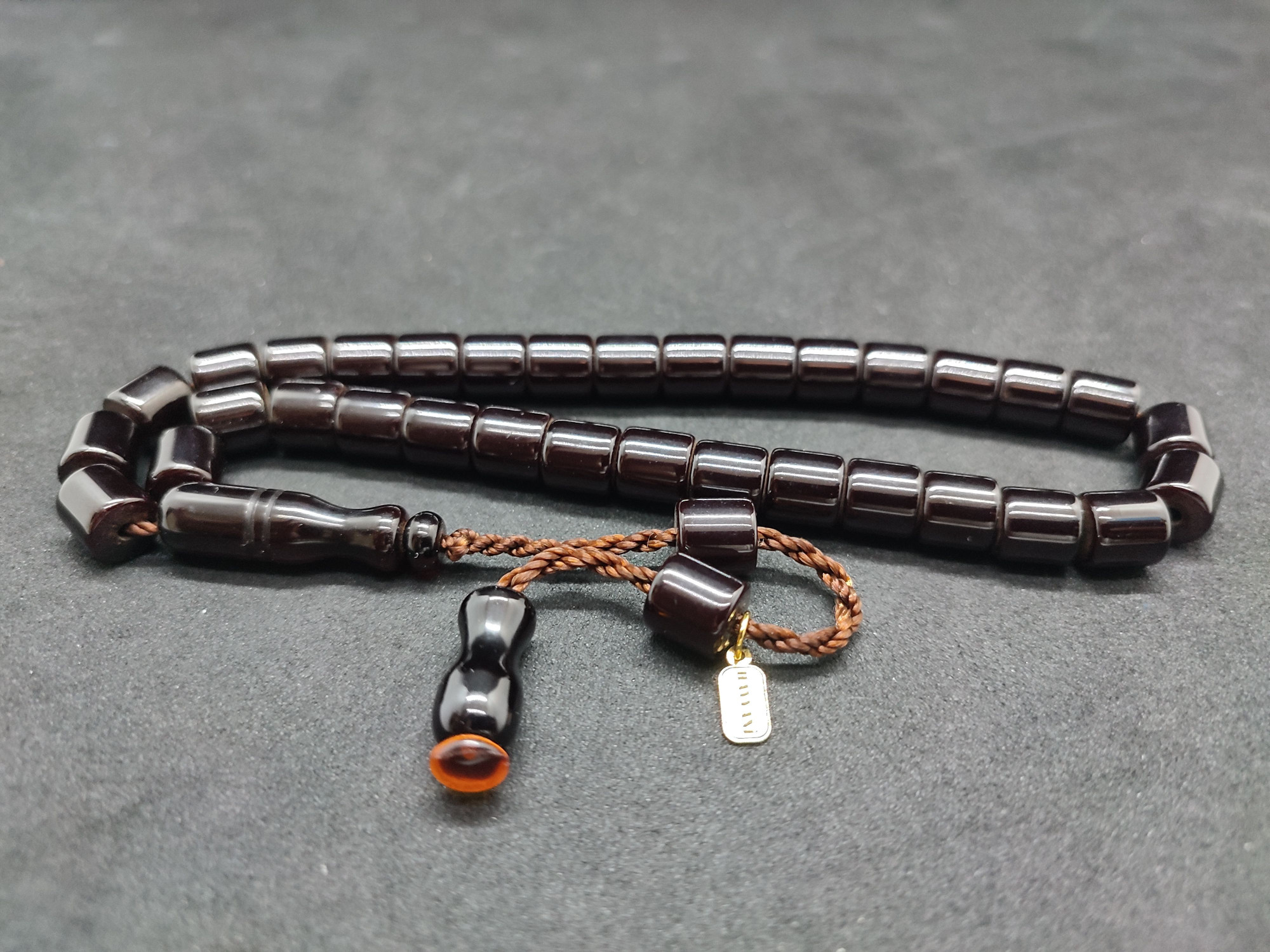 Hayyani Usta Eseri Çift Zımpara Çift Cilalı  Rengin Zirvesi Bir Sıkma Kehribar Sertifikalı 9632