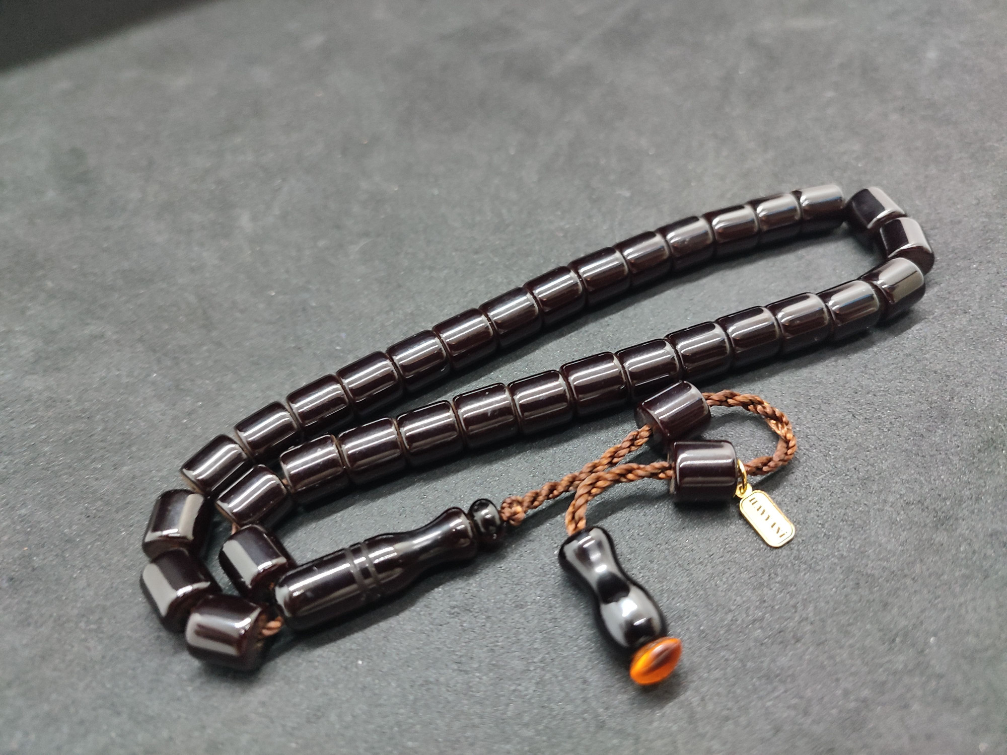 Hayyani Usta Eseri Çift Zımpara Çift Cilalı  Rengin Zirvesi Bir Sıkma Kehribar Sertifikalı 9632 küçük resim 2