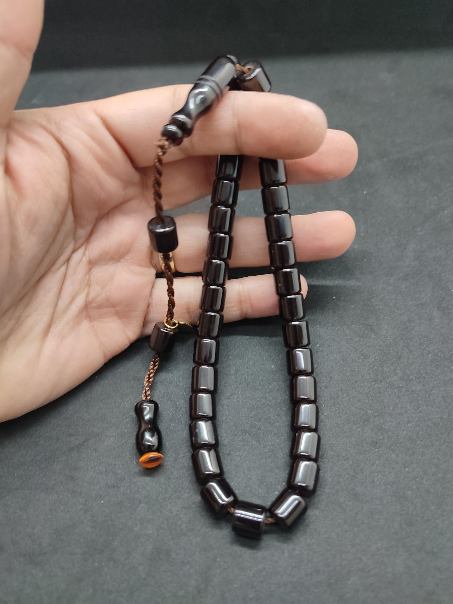 Hayyani Usta Eseri Çift Zımpara Çift Cilalı  Rengin Zirvesi Bir Sıkma Kehribar Sertifikalı 9632 küçük resim 3