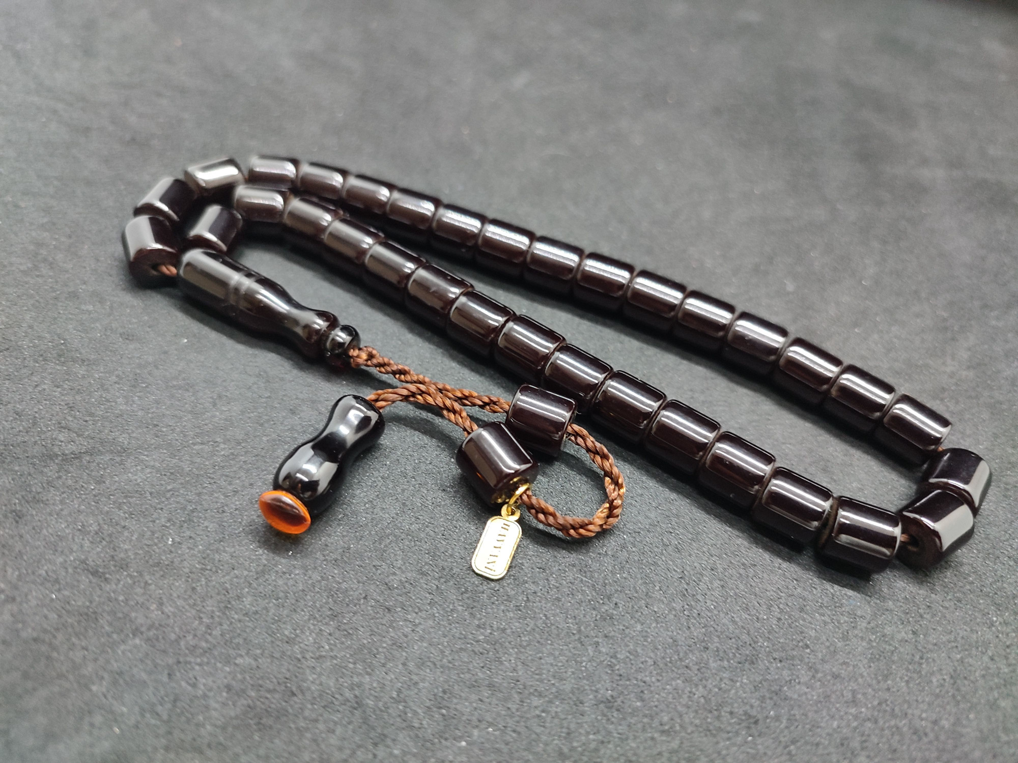 Hayyani Usta Eseri Çift Zımpara Çift Cilalı  Rengin Zirvesi Bir Sıkma Kehribar Sertifikalı 9632 küçük resim 4