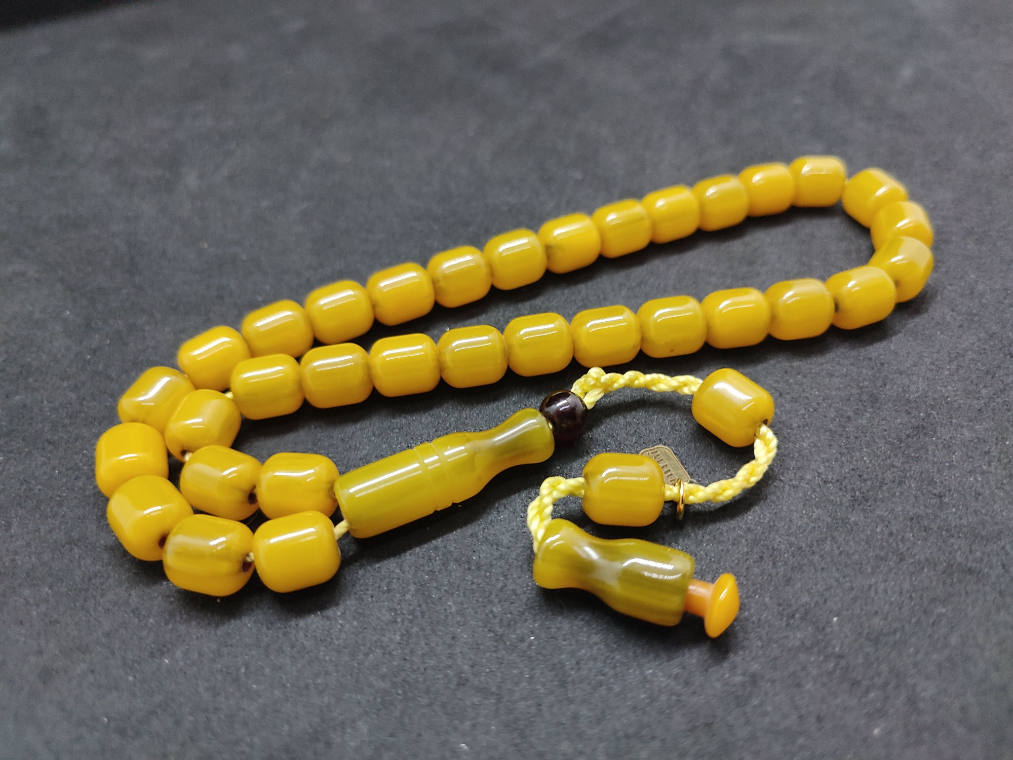 Hayyani Usta Eseri Çift Zımpara Çift Cilalı  Rengin Zirvesi Bir Sıkma Kehribar Sertifikalı 9633