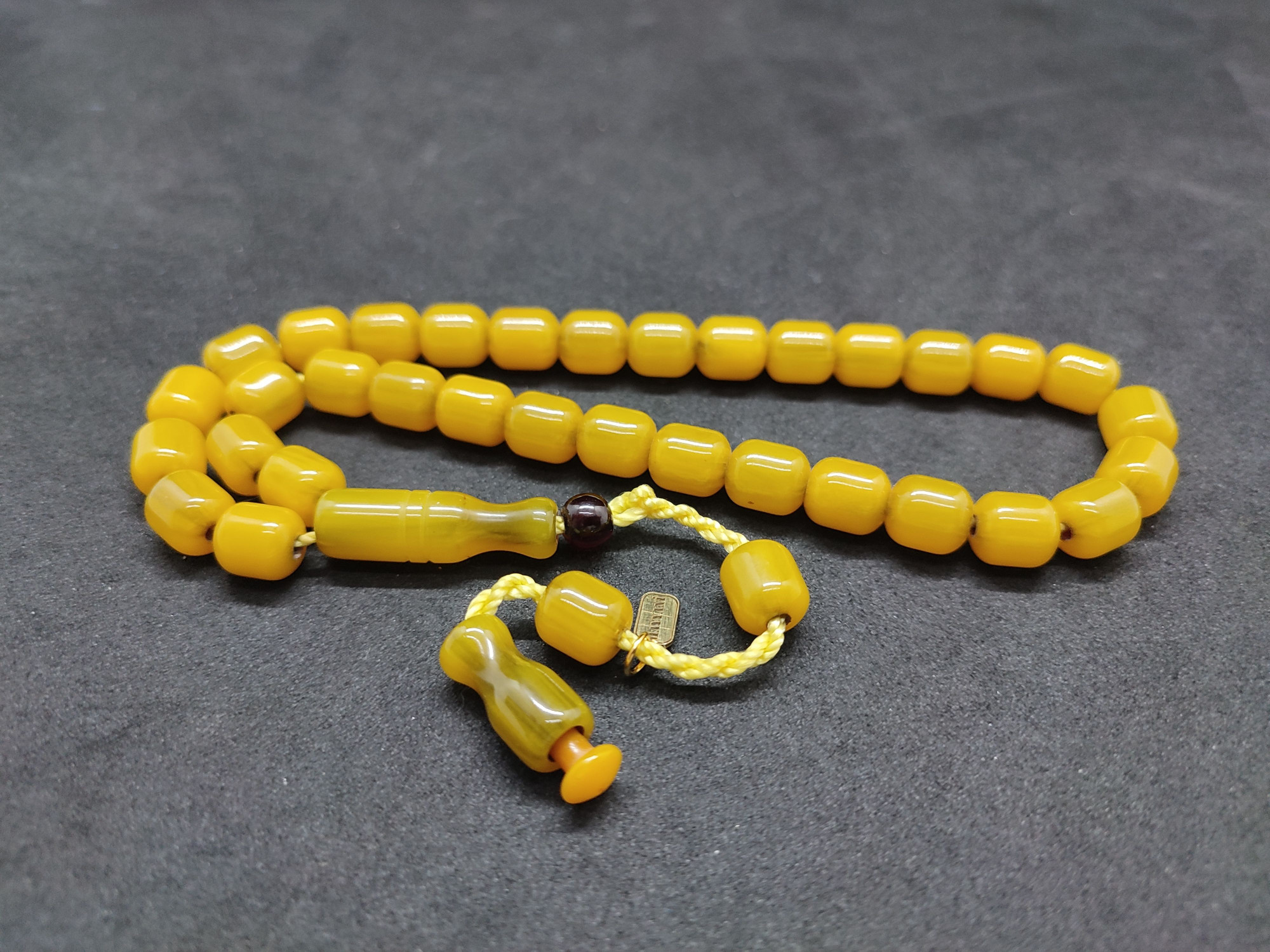 Hayyani Usta Eseri Çift Zımpara Çift Cilalı  Rengin Zirvesi Bir Sıkma Kehribar Sertifikalı 9633 küçük resim 2