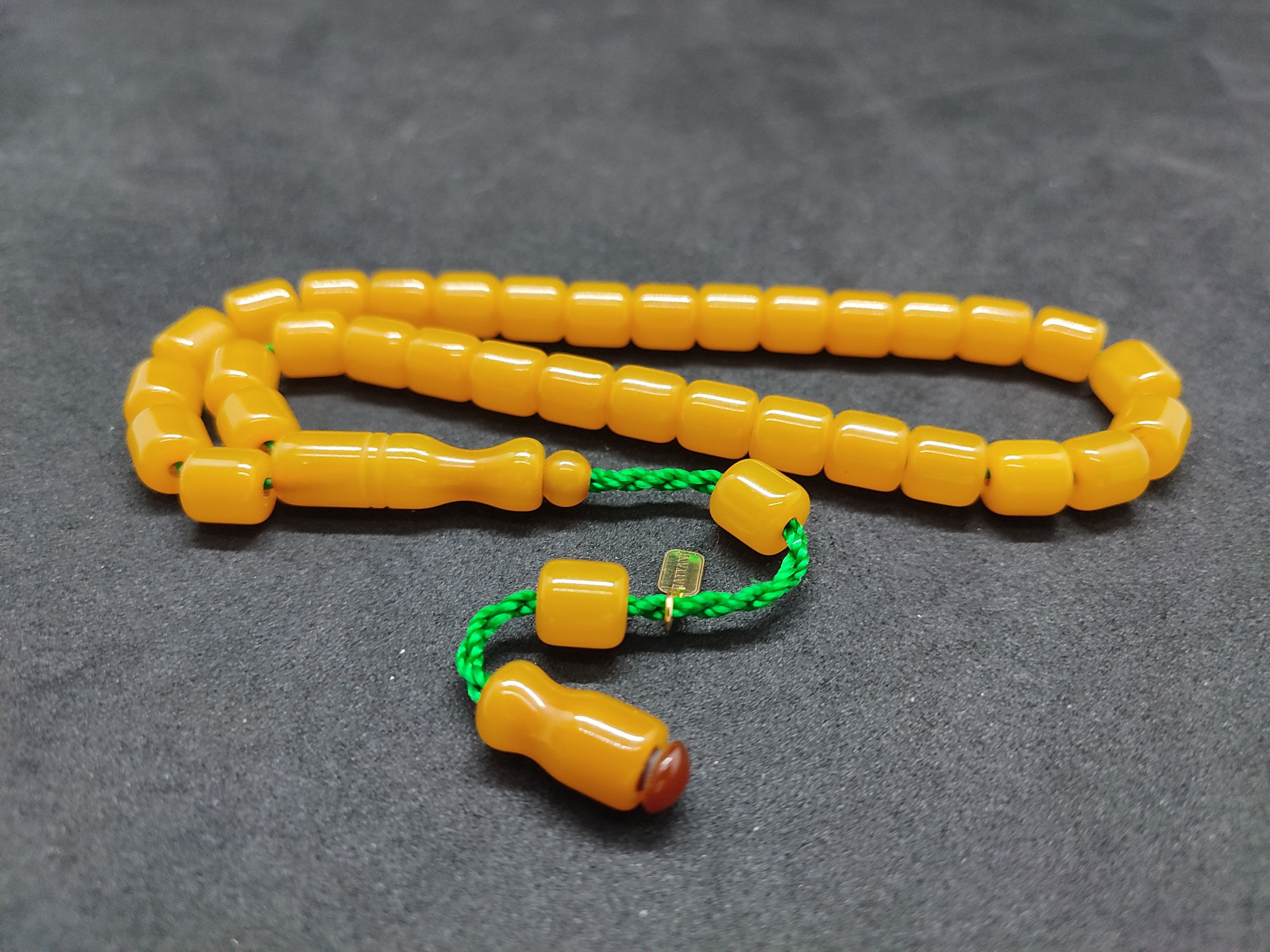 Hayyani Usta Eseri Çift Zımpara Çift Cilalı  Rengin Zirvesi Bir Sıkma Kehribar Sertifikalı 9635 küçük resim 2