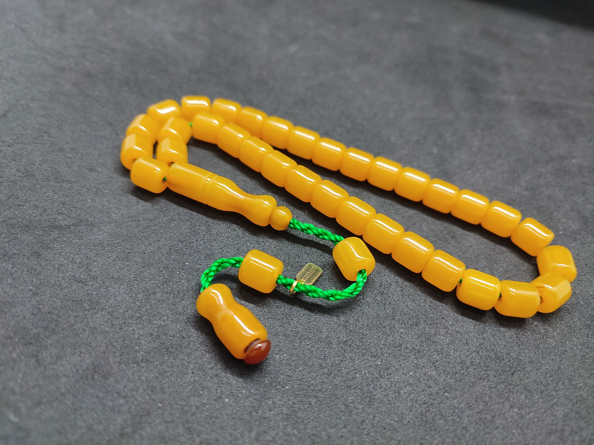 Hayyani Usta Eseri Çift Zımpara Çift Cilalı  Rengin Zirvesi Bir Sıkma Kehribar Sertifikalı 9635 küçük resim 3