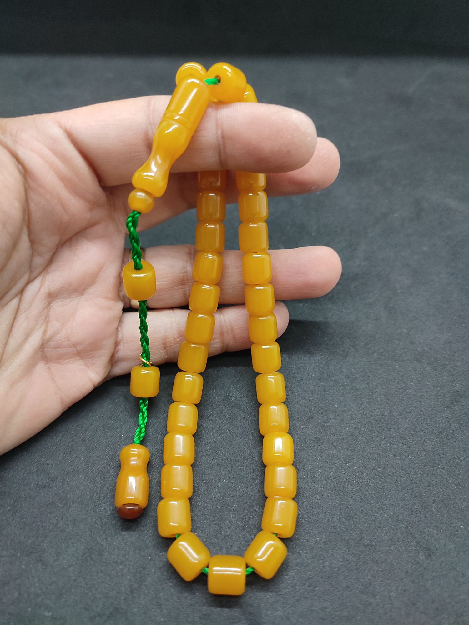 Hayyani Usta Eseri Çift Zımpara Çift Cilalı  Rengin Zirvesi Bir Sıkma Kehribar Sertifikalı 9635 küçük resim 4