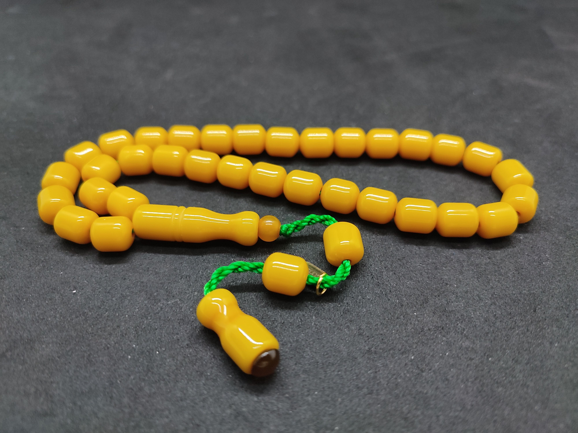 Hayyani Usta Eseri Çift Zımpara Çift Cilalı  Rengin Zirvesi Bir Sıkma Kehribar Sertifikalı 9636