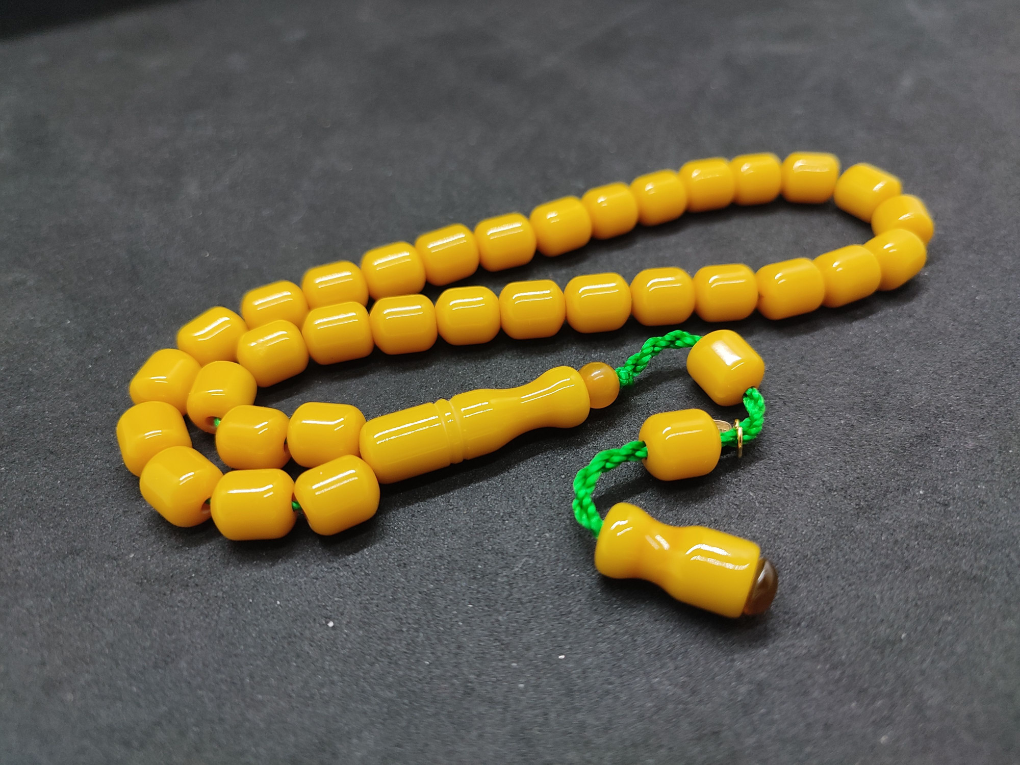 Hayyani Usta Eseri Çift Zımpara Çift Cilalı  Rengin Zirvesi Bir Sıkma Kehribar Sertifikalı 9636 küçük resim 2