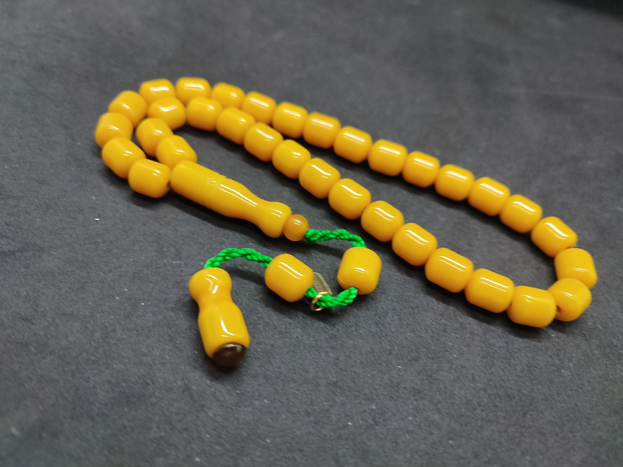 Hayyani Usta Eseri Çift Zımpara Çift Cilalı  Rengin Zirvesi Bir Sıkma Kehribar Sertifikalı 9636 küçük resim 3