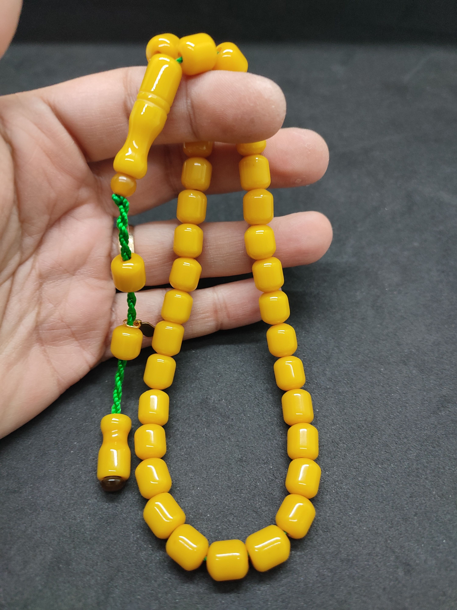 Hayyani Usta Eseri Çift Zımpara Çift Cilalı  Rengin Zirvesi Bir Sıkma Kehribar Sertifikalı 9636 küçük resim 4