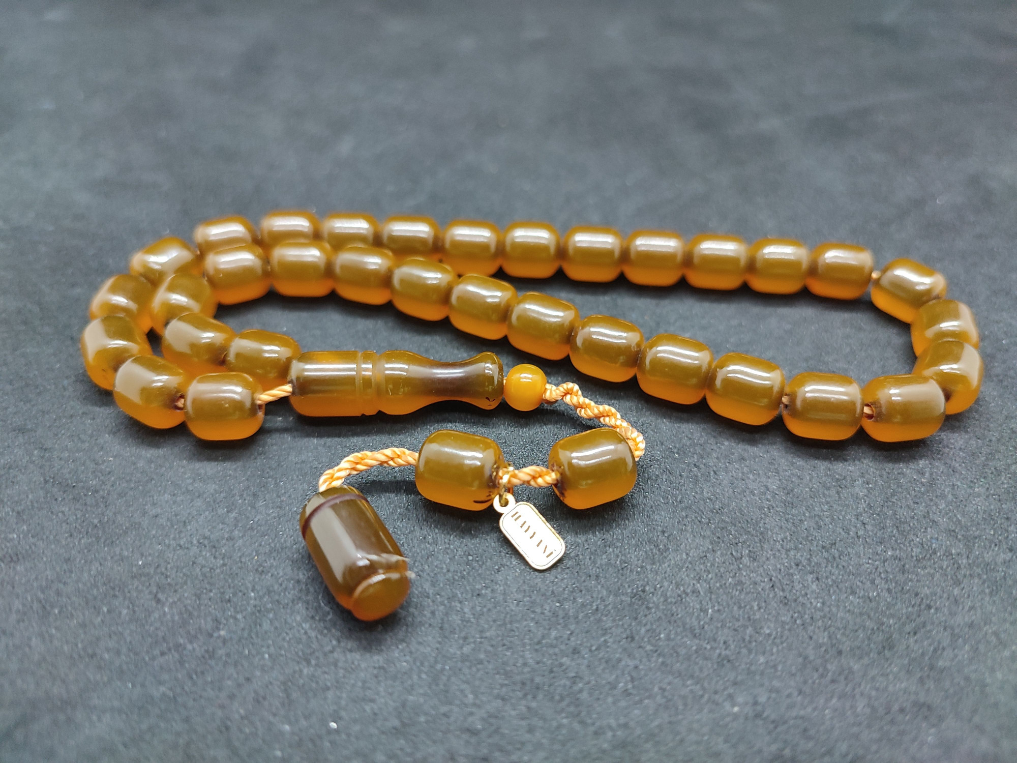 Hayyani Usta Eseri Çift Zımpara Çift Cilalı  Rengin Zirvesi Bir Sıkma Kehribar Sertifikalı 9639