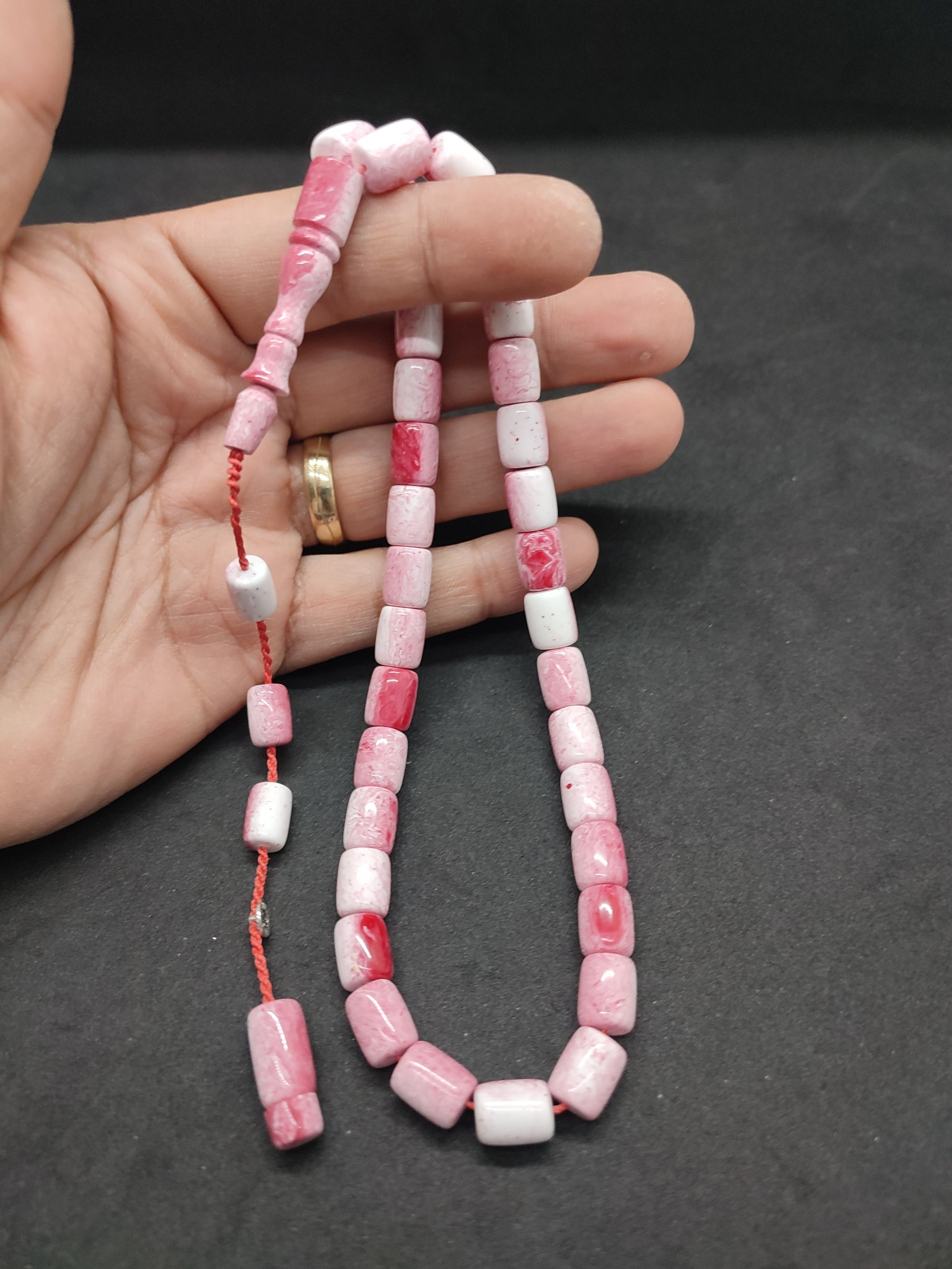 Şükrü Baba Usta Eseri Çift Zımpara Çift Cilalı Rengin Zirvesi Bir Sıkma Kehribar Sertifikalı 9640 küçük resim 3