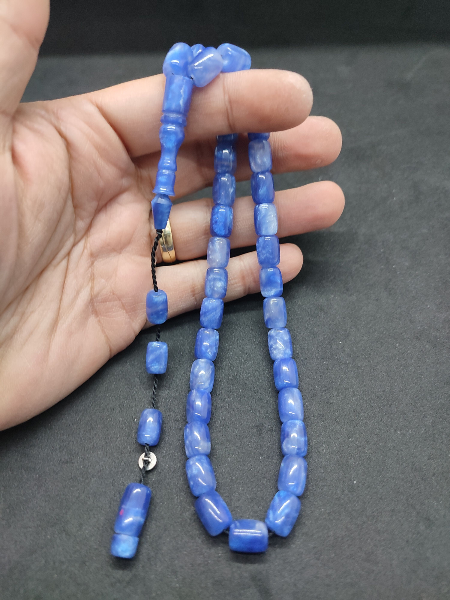 Şükrü Baba Usta Eseri Çift Zımpara Çift Cilalı Rengin Zirvesi Bir Sıkma Kehribar Sertifikalı 9641 küçük resim 3