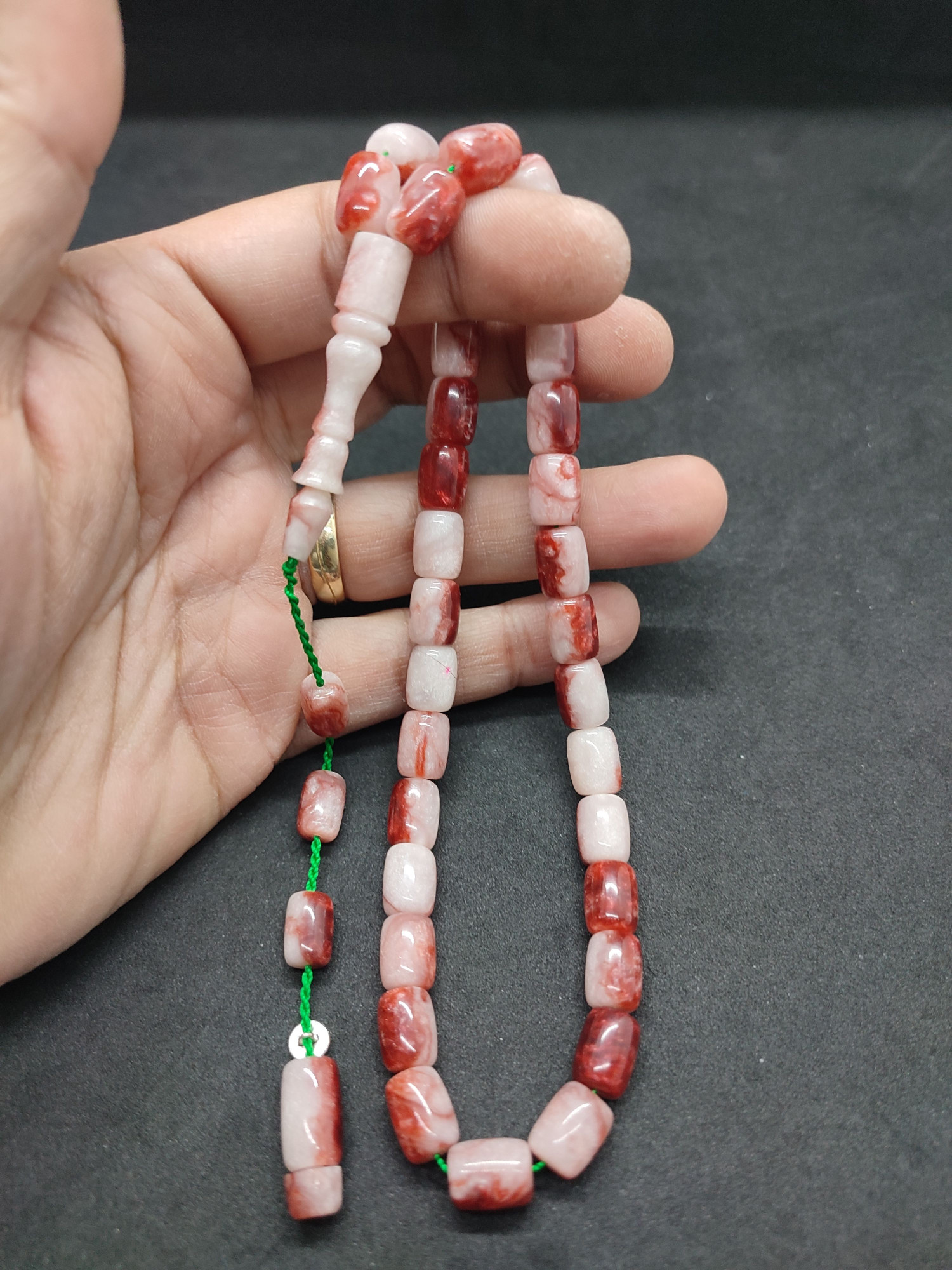 Şükrü Baba Usta Eseri Çift Zımpara Çift Cilalı Rengin Zirvesi Bir Sıkma Kehribar Sertifikalı 9642 küçük resim 4