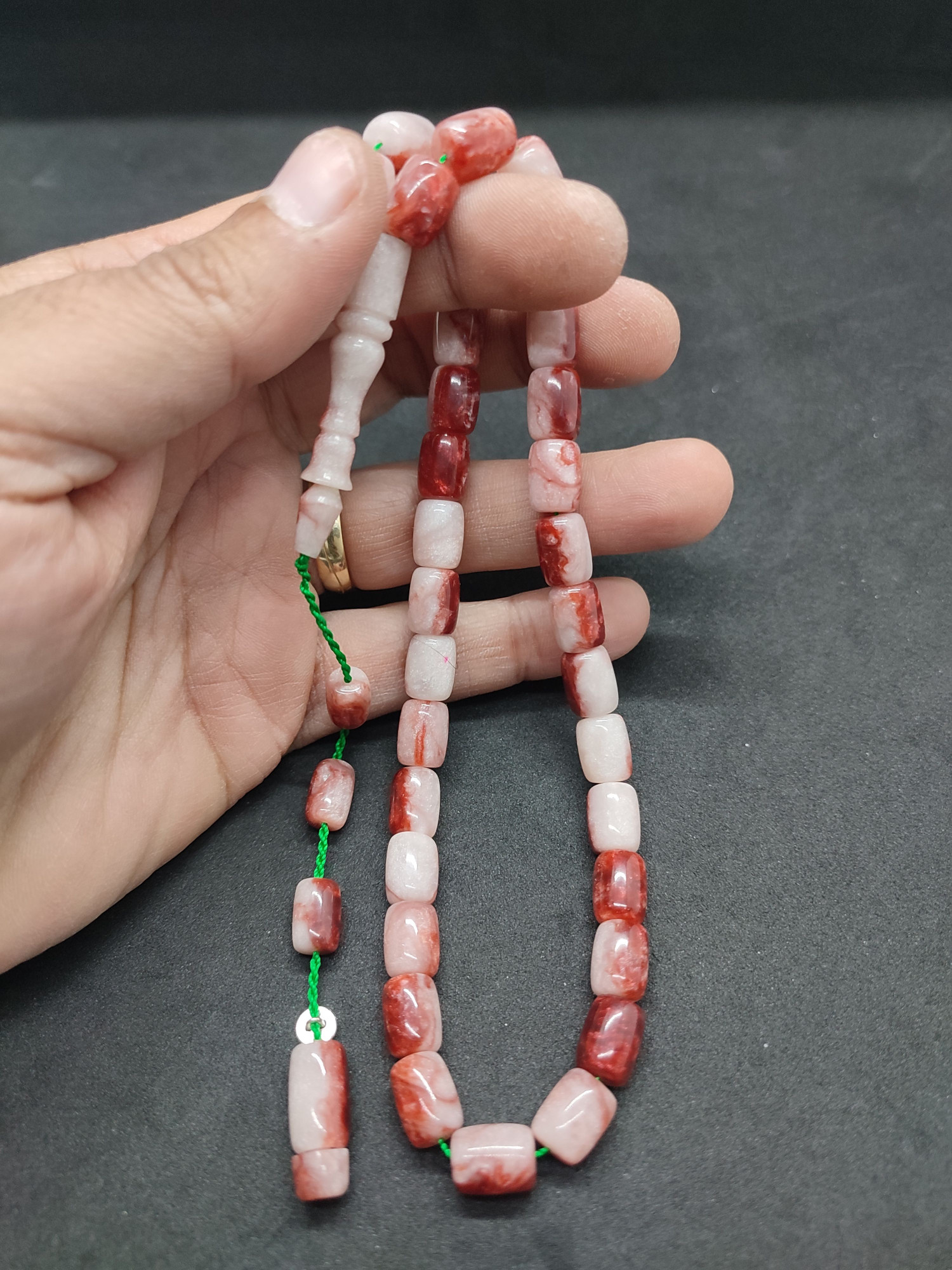 Şükrü Baba Usta Eseri Çift Zımpara Çift Cilalı Rengin Zirvesi Bir Sıkma Kehribar Sertifikalı 9642 küçük resim 5