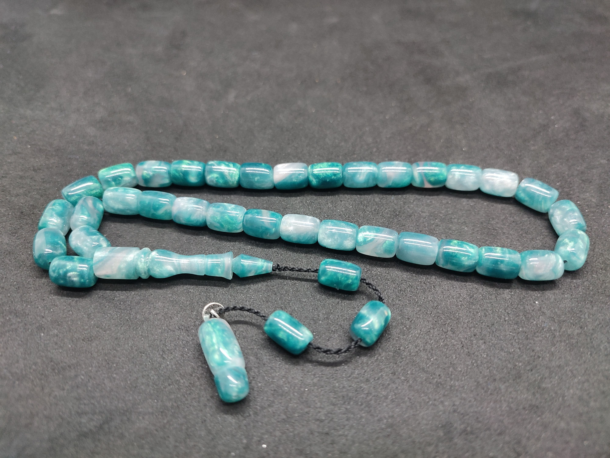 Şükrü Baba Usta Eseri Çift Zımpara Çift Cilalı Rengin Zirvesi Bir Sıkma Kehribar Sertifikalı 9643 küçük resim 2