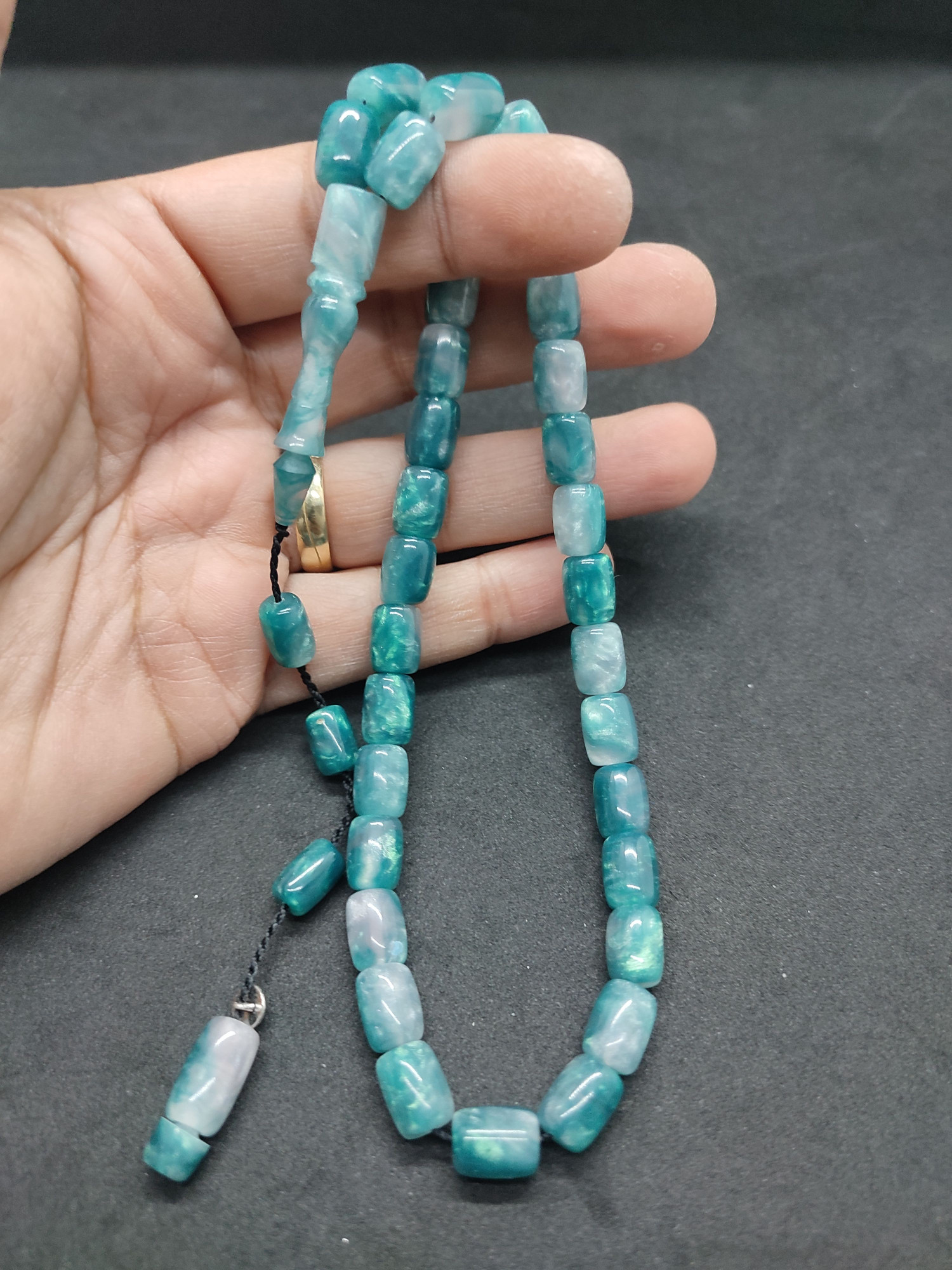 Şükrü Baba Usta Eseri Çift Zımpara Çift Cilalı Rengin Zirvesi Bir Sıkma Kehribar Sertifikalı 9643 küçük resim 3