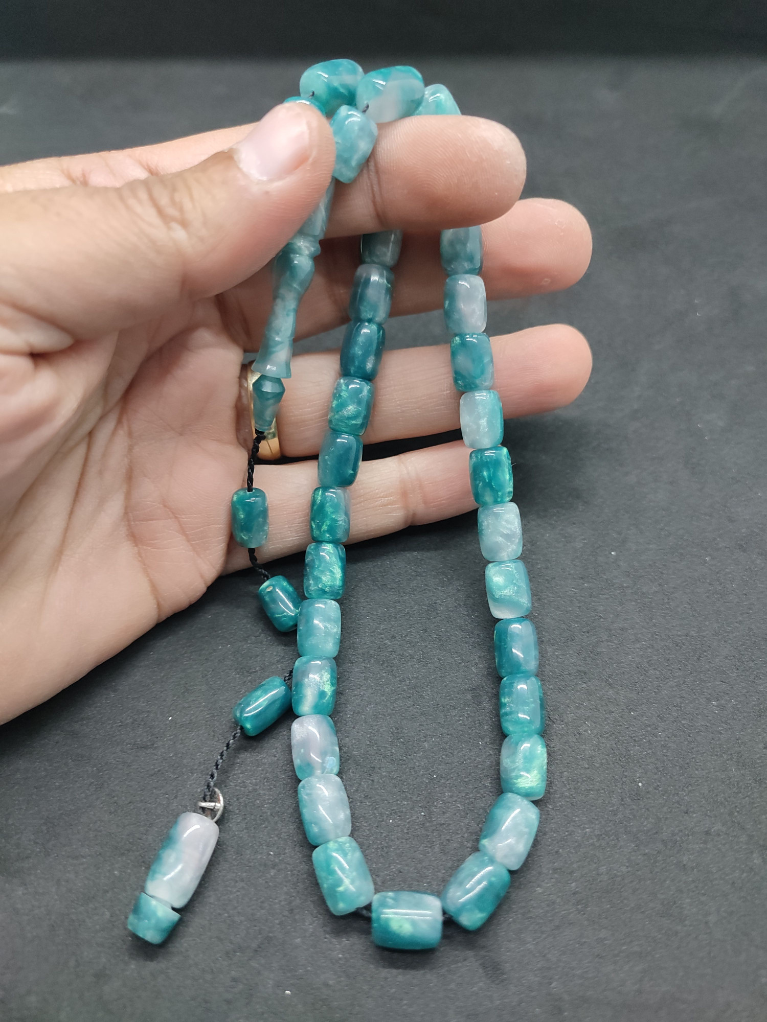 Şükrü Baba Usta Eseri Çift Zımpara Çift Cilalı Rengin Zirvesi Bir Sıkma Kehribar Sertifikalı 9643 küçük resim 5