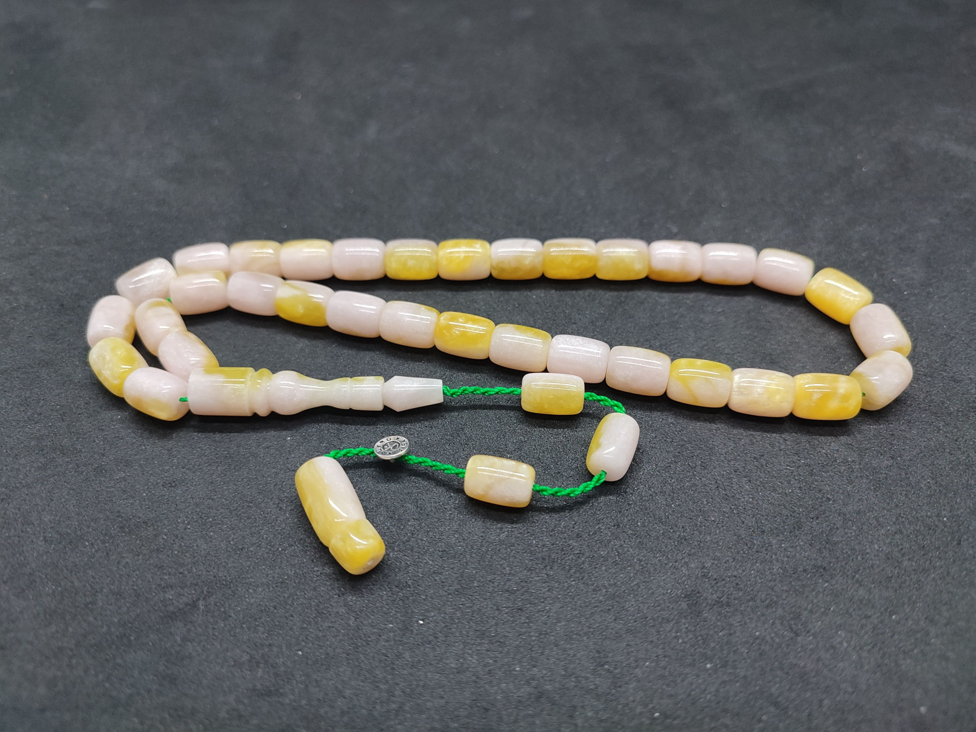 Şükrü Baba Usta Eseri Çift Zımpara Çift Cilalı Rengin Zirvesi Bir Sıkma Kehribar Sertifikalı 9646 küçük resim 2