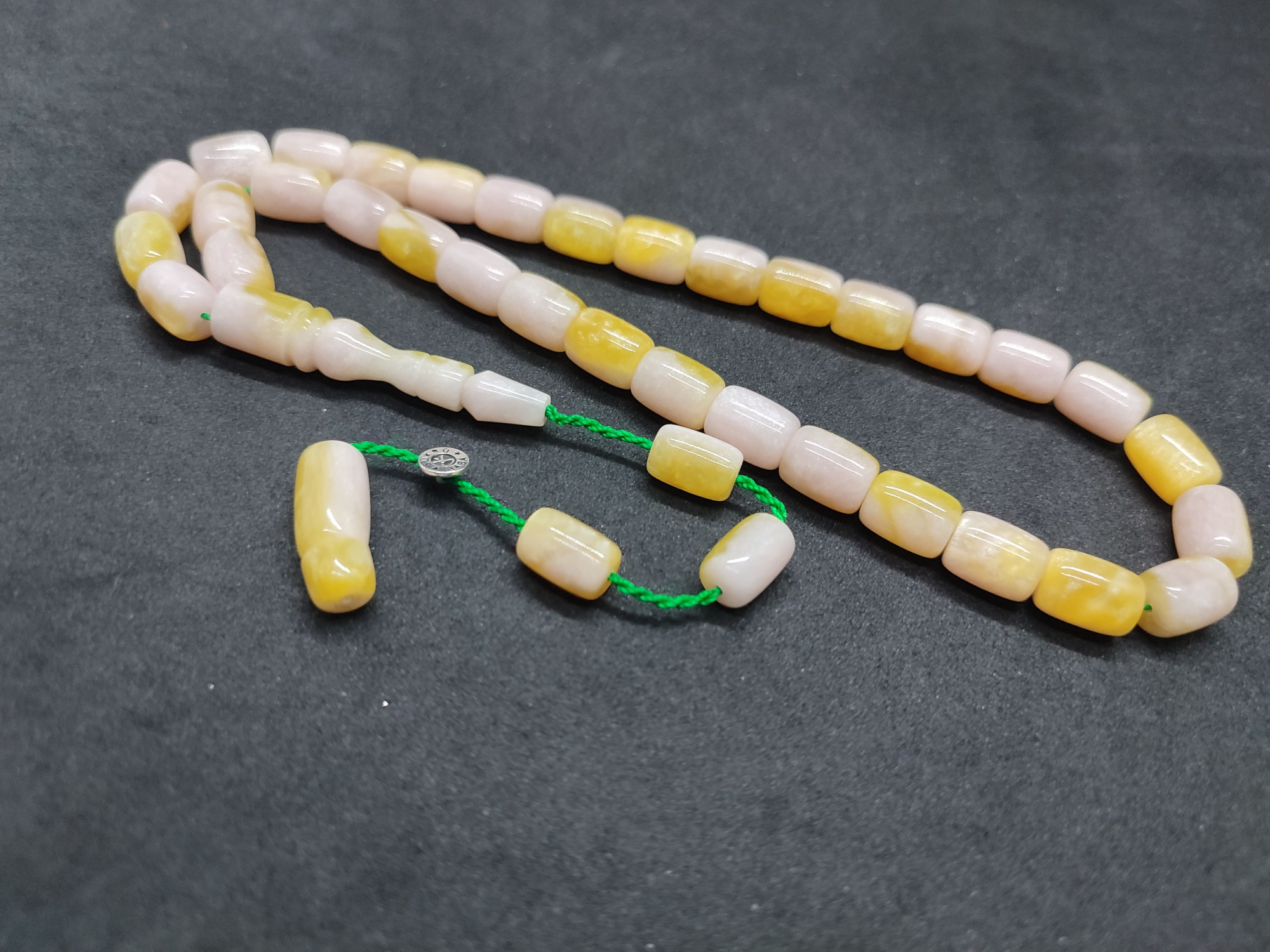 Şükrü Baba Usta Eseri Çift Zımpara Çift Cilalı Rengin Zirvesi Bir Sıkma Kehribar Sertifikalı 9646 küçük resim 3