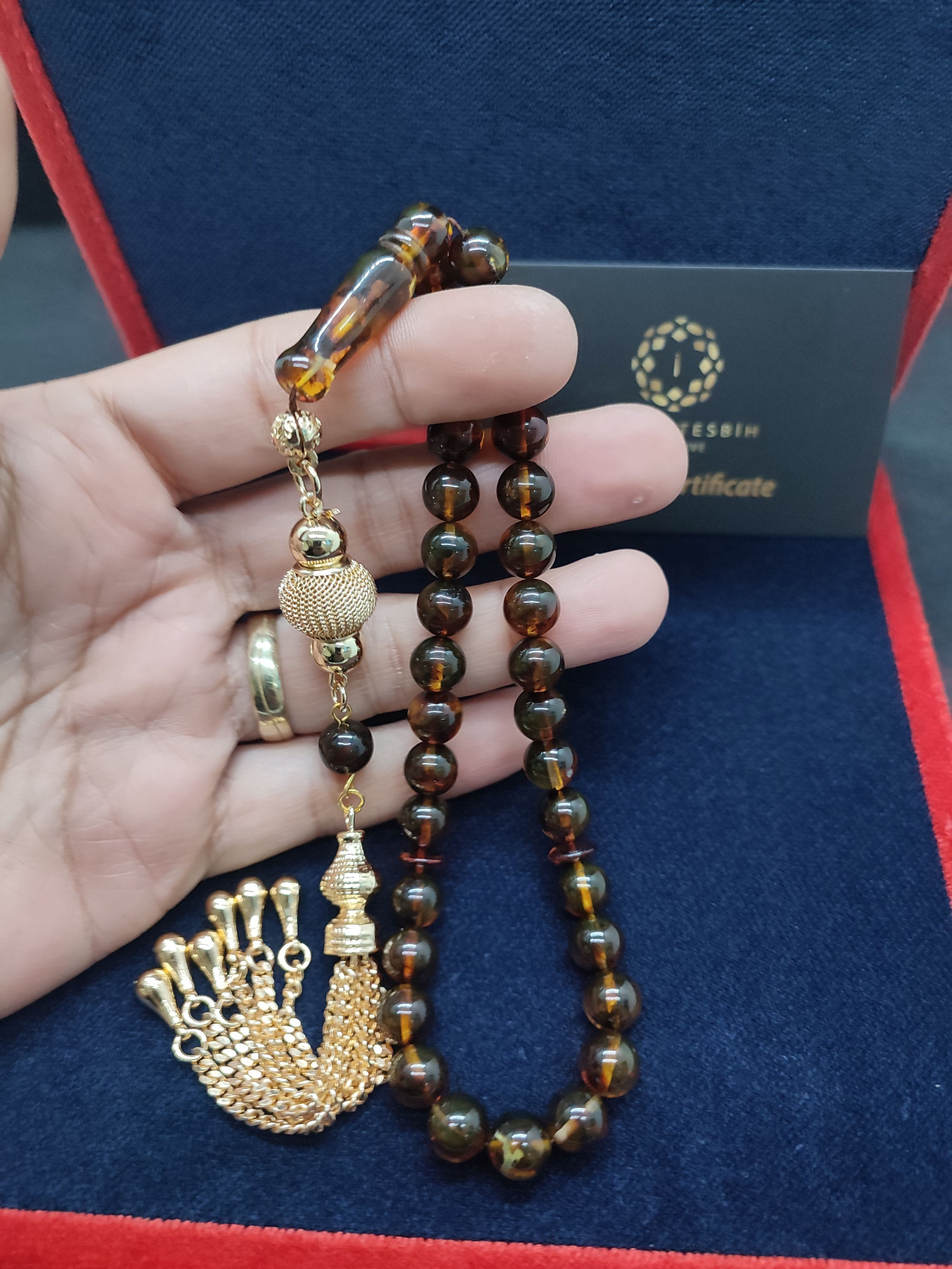 475 Ayar Gümüş Püsküllü 17.86 Gr. Yansımalı Domi̇ni̇k Fosi̇lli̇ Kaya Damla 9648 küçük resim 4