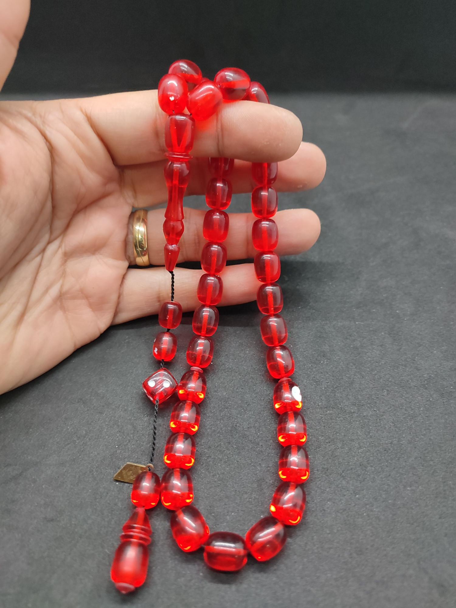 Beki̇r Deveci̇ Usta Eseri̇ Eski̇ Avusturya Pati̇nli̇ Oyun Zarı Sertifikalı 9655 küçük resim 3