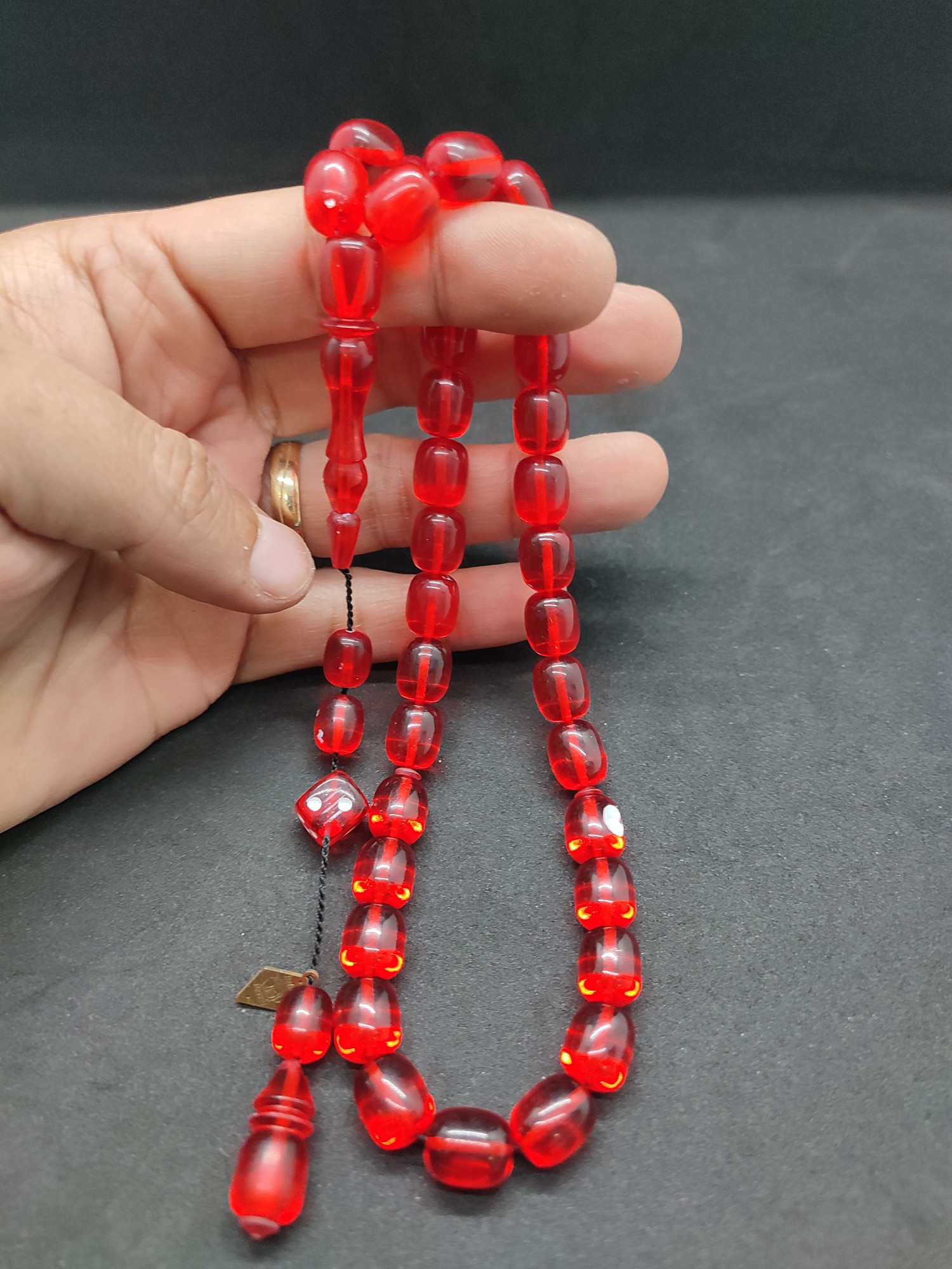 Beki̇r Deveci̇ Usta Eseri̇ Eski̇ Avusturya Pati̇nli̇ Oyun Zarı Sertifikalı 9655 küçük resim 5