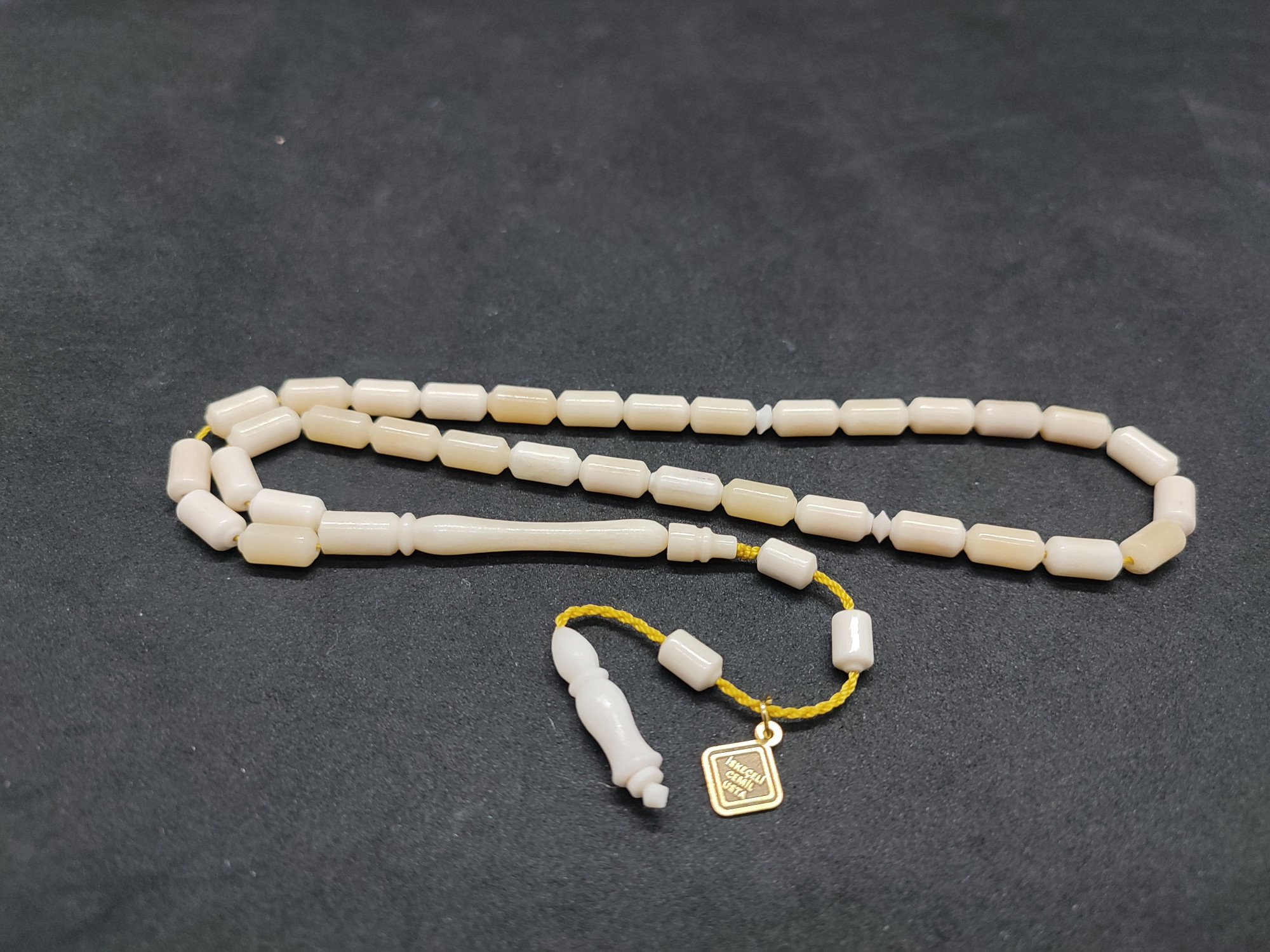 İskeçeli̇ Cemi̇l Usta Eseri̇ Sülün İmame El Boy  Naturel Bali̇na Kemi̇ği̇ küçük resim 2