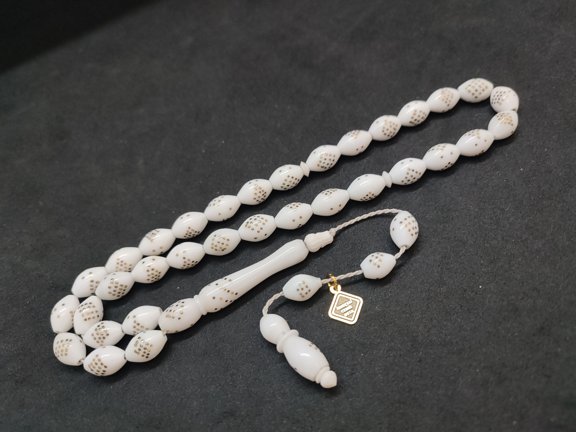 İskeçeli Cemil Usta Eseri Bronz Çakımlı Naturel Deve Kemiği Sertifikalı 9687