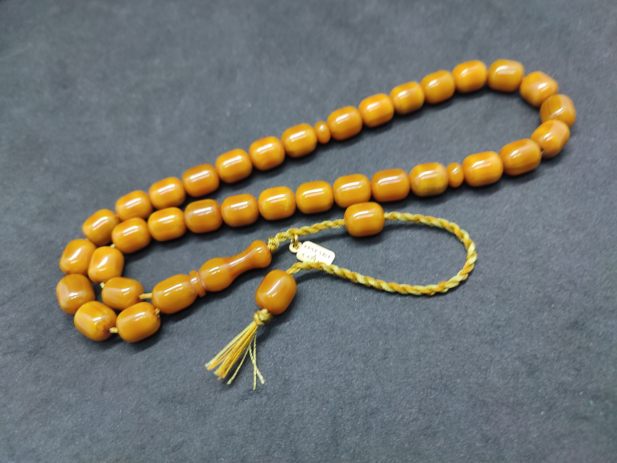 Osama Omari Usta Eseri 50 Yaşında Horoz İmame Havşalı Alman Faturan Tesbih Sertifikalı 9698