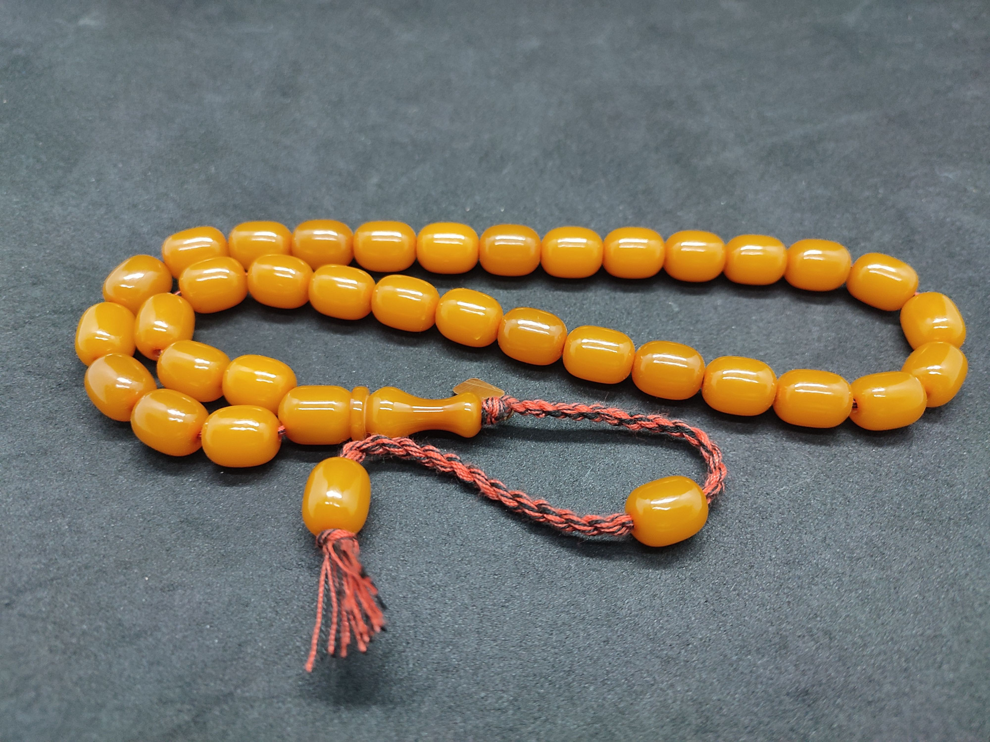 Osama Omari Usta Eseri 50 Yaşında Horoz İmame Havşalı Alman Faturan Tesbih Sertifikalı 9700 küçük resim 2