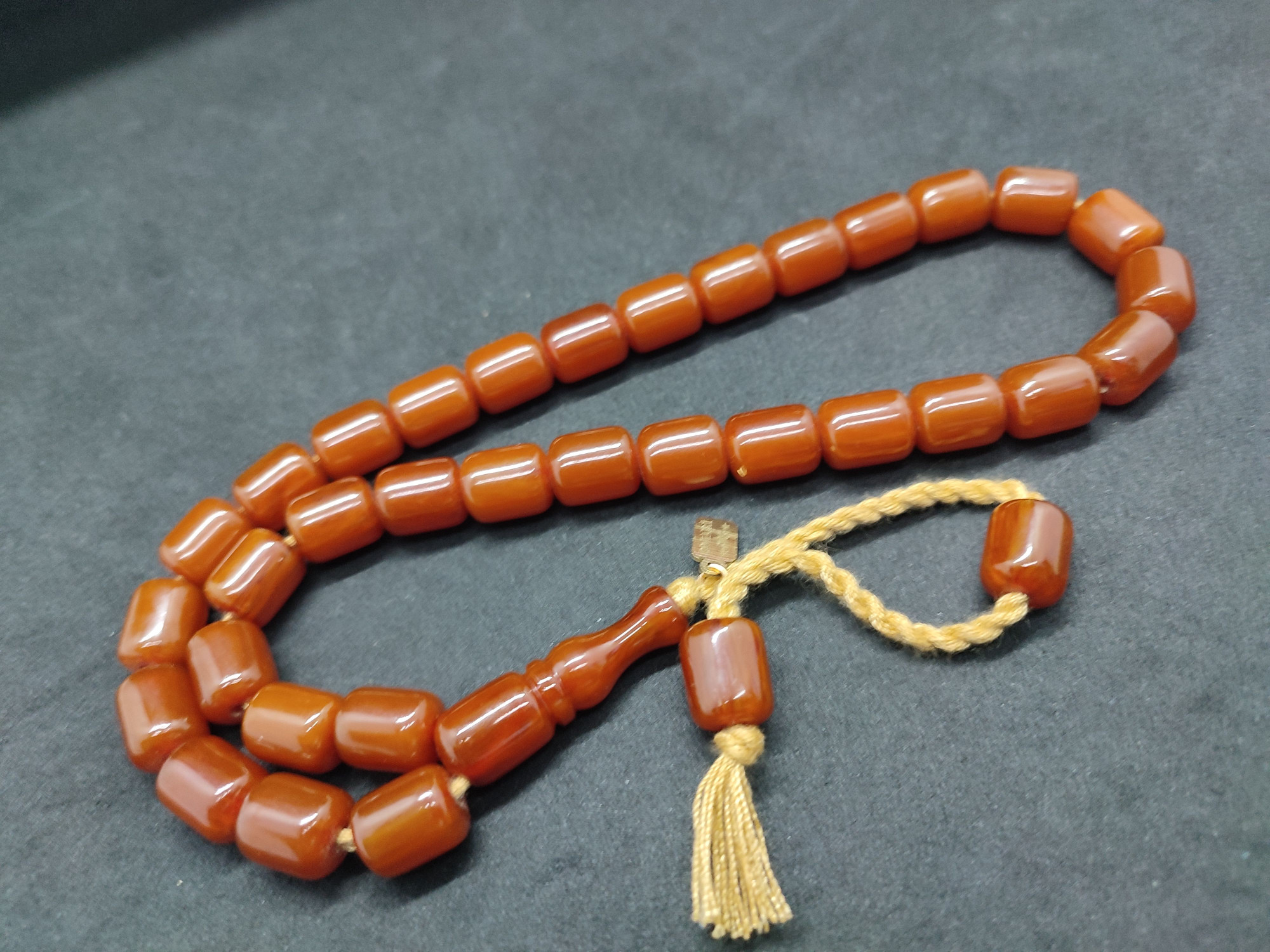 Osama Omari Usta Eseri 50 Yaşında Horoz İmame Havşalı Alman Faturan Tesbih Sertifikalı 9701