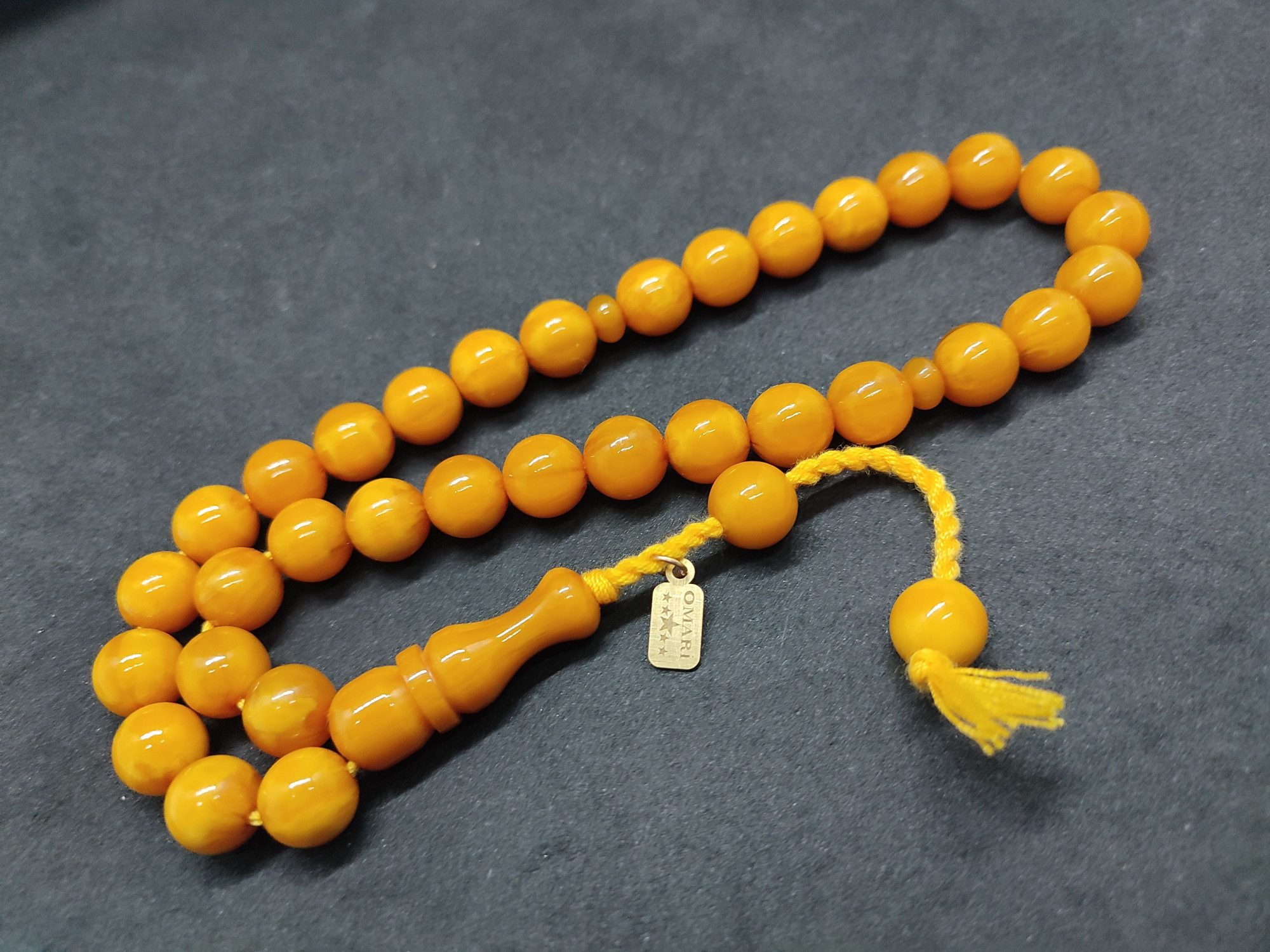 Osama Omari Usta Eseri 50 Yaşında Horoz İmame Havşalı Alman Faturan Tesbih Sertifikalı 9703