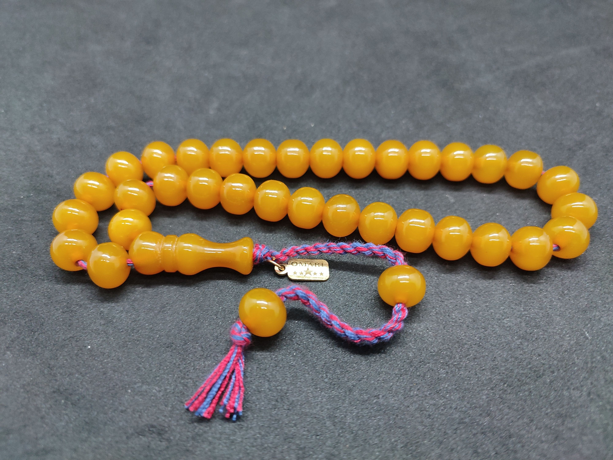 Osama Omari Usta Eseri 50 Yaşında Horoz İmame Havşalı Alman Faturan Tesbih Sertifikalı 9706 küçük resim 2