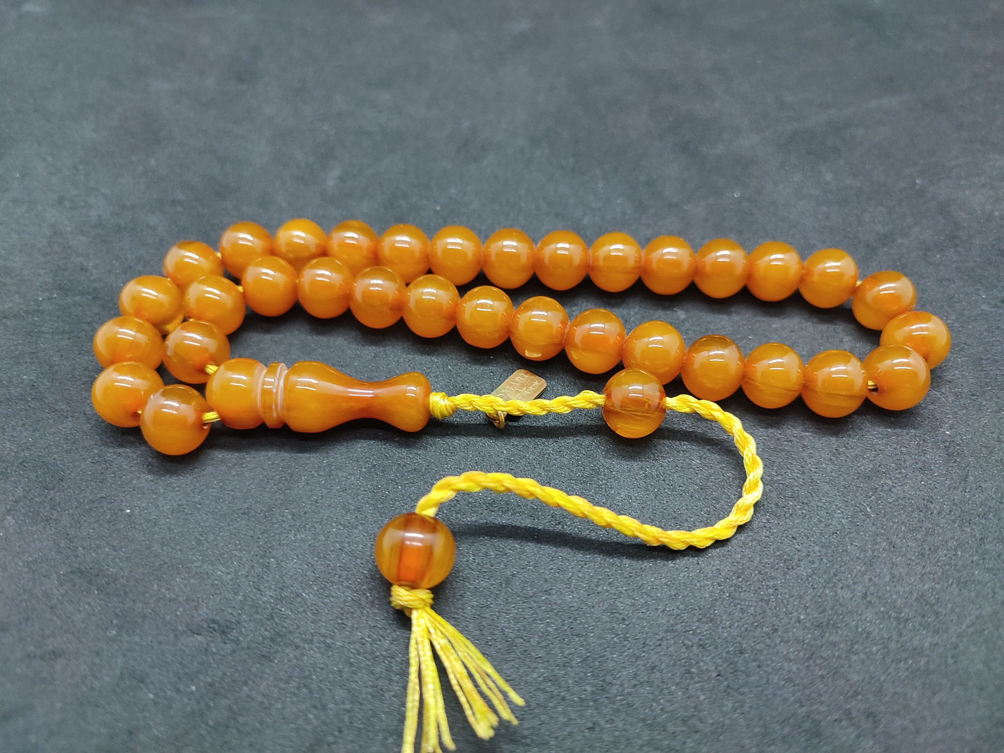 Osama Omari Usta Eseri 50 Yaşında Horoz İmame Havşalı Alman Faturan Tesbih Sertifikalı 9707 küçük resim 2