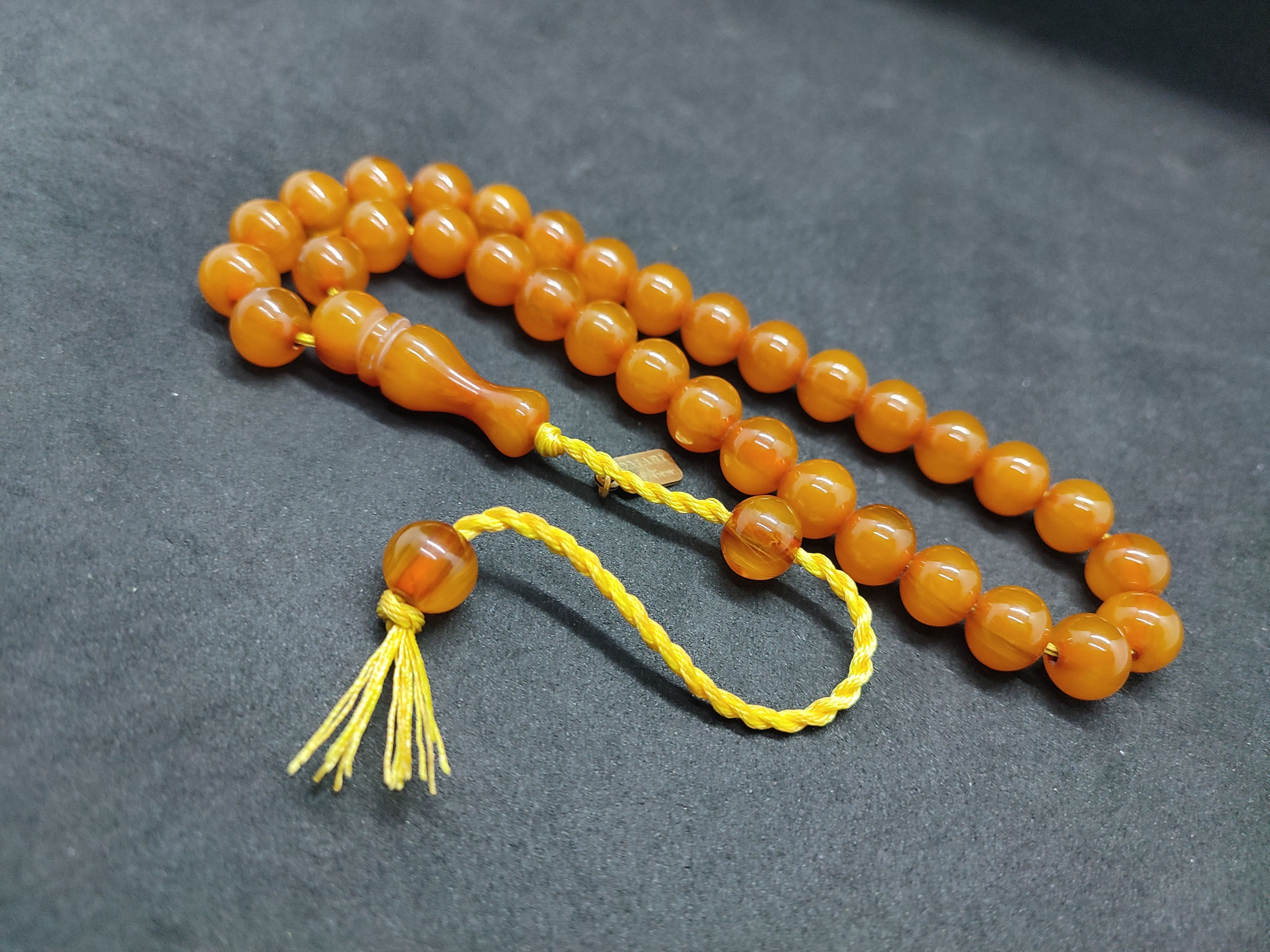 Osama Omari Usta Eseri 50 Yaşında Horoz İmame Havşalı Alman Faturan Tesbih Sertifikalı 9707 küçük resim 4